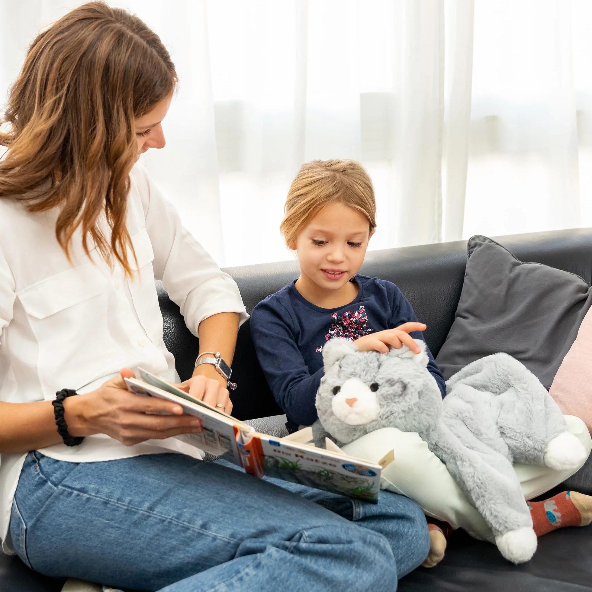 Obciążnik Dla Dzieci 2 kg Sensoryczny Kot Na Kolana Autyzm ADHD
