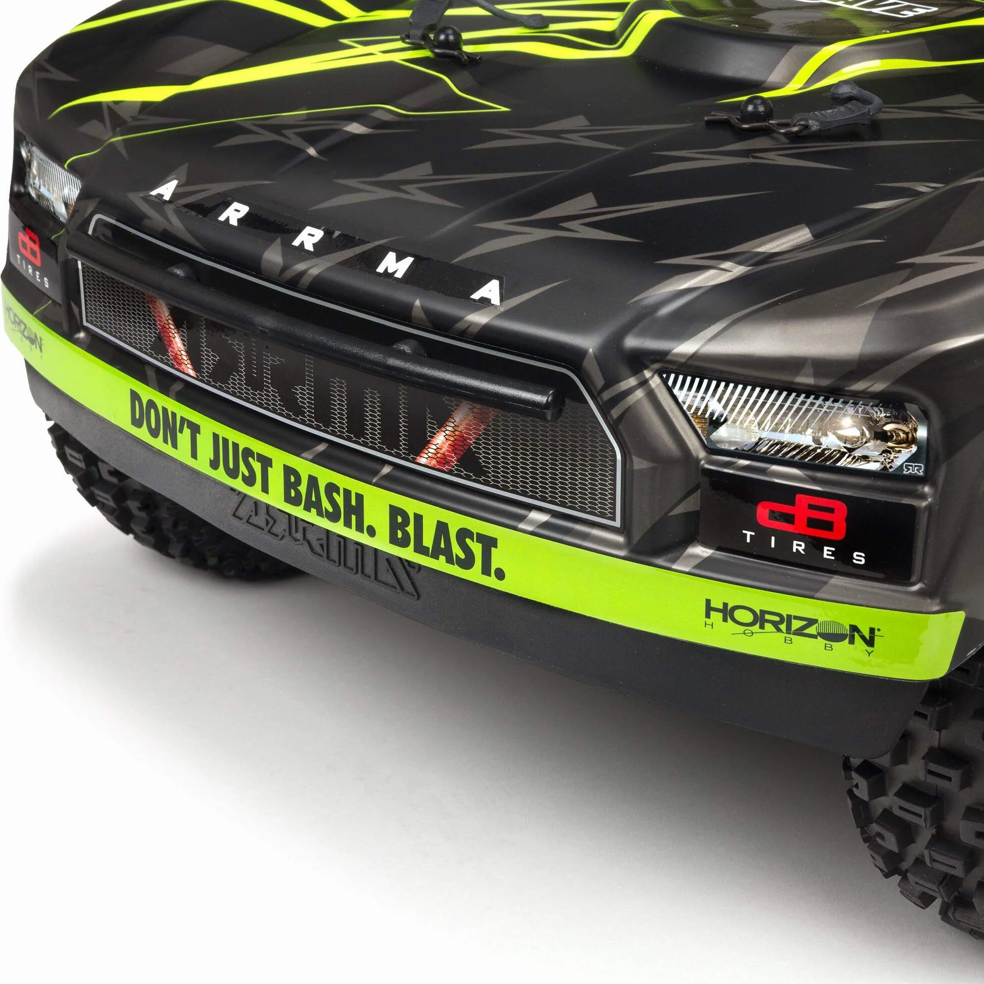 ARRMA RC Truck 1/7 MOJAVE 6S V2 4WD BLX Desert Truck z firmą Spektrum (Ready-to-Run), zielony/czarny, ARA7604V2T1