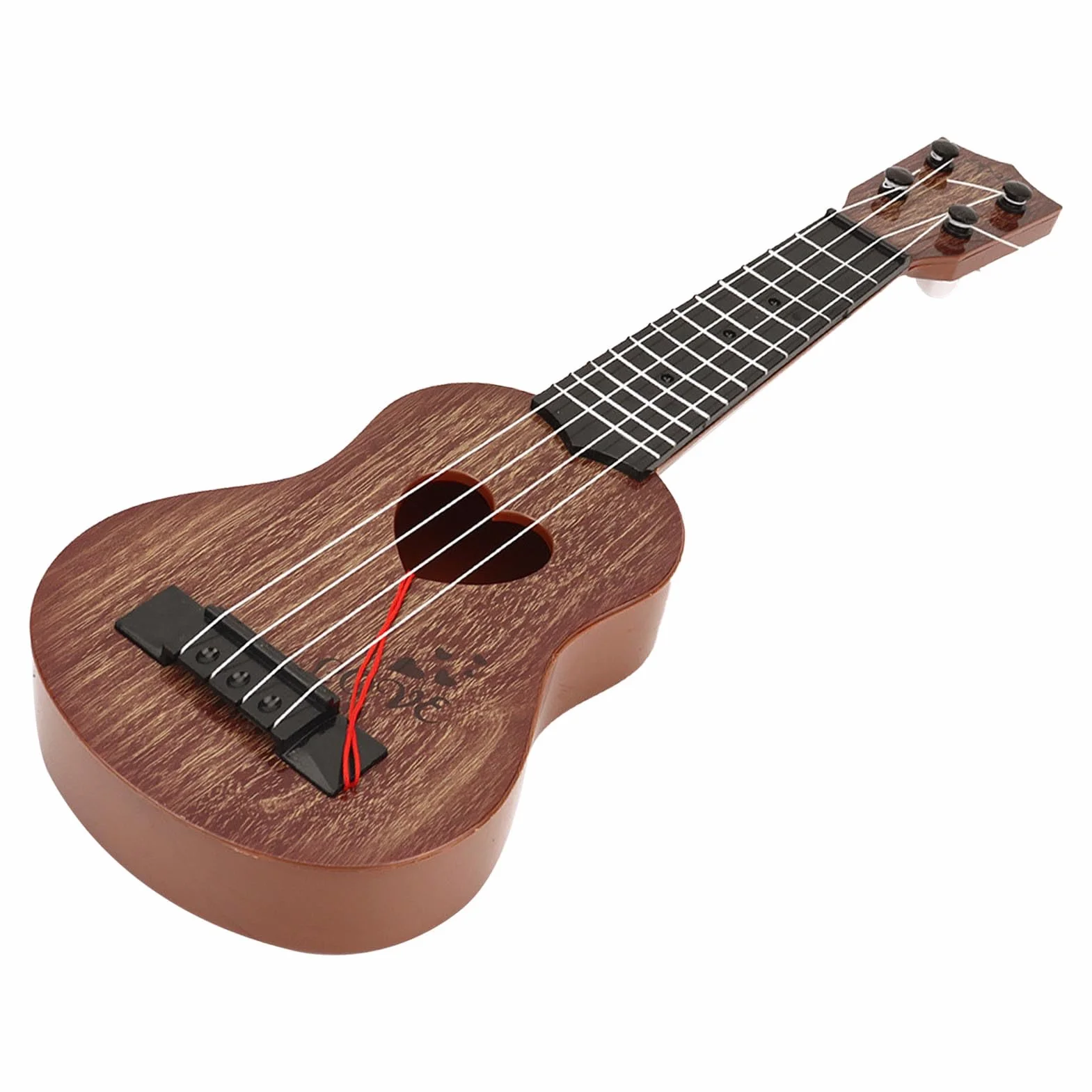 Sxhlseller Miniaturowa Grywalna Plastikowa Zabawka Ukulele dla Dzieci i Początkujących, Instrument Muzyczny do Wczesnej Edukacji dla Dzieci, Lekki i Wytrzymały Mały Ukulele dla Przedszkolaków
