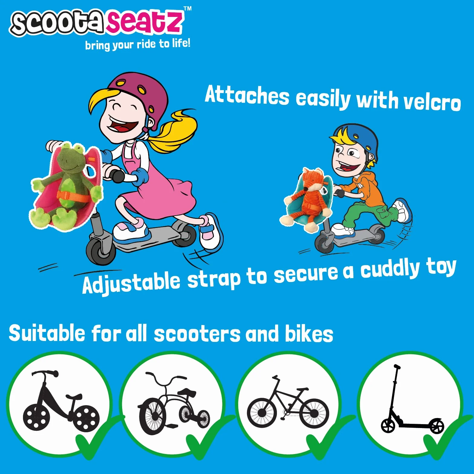 Scootaseatz Pink