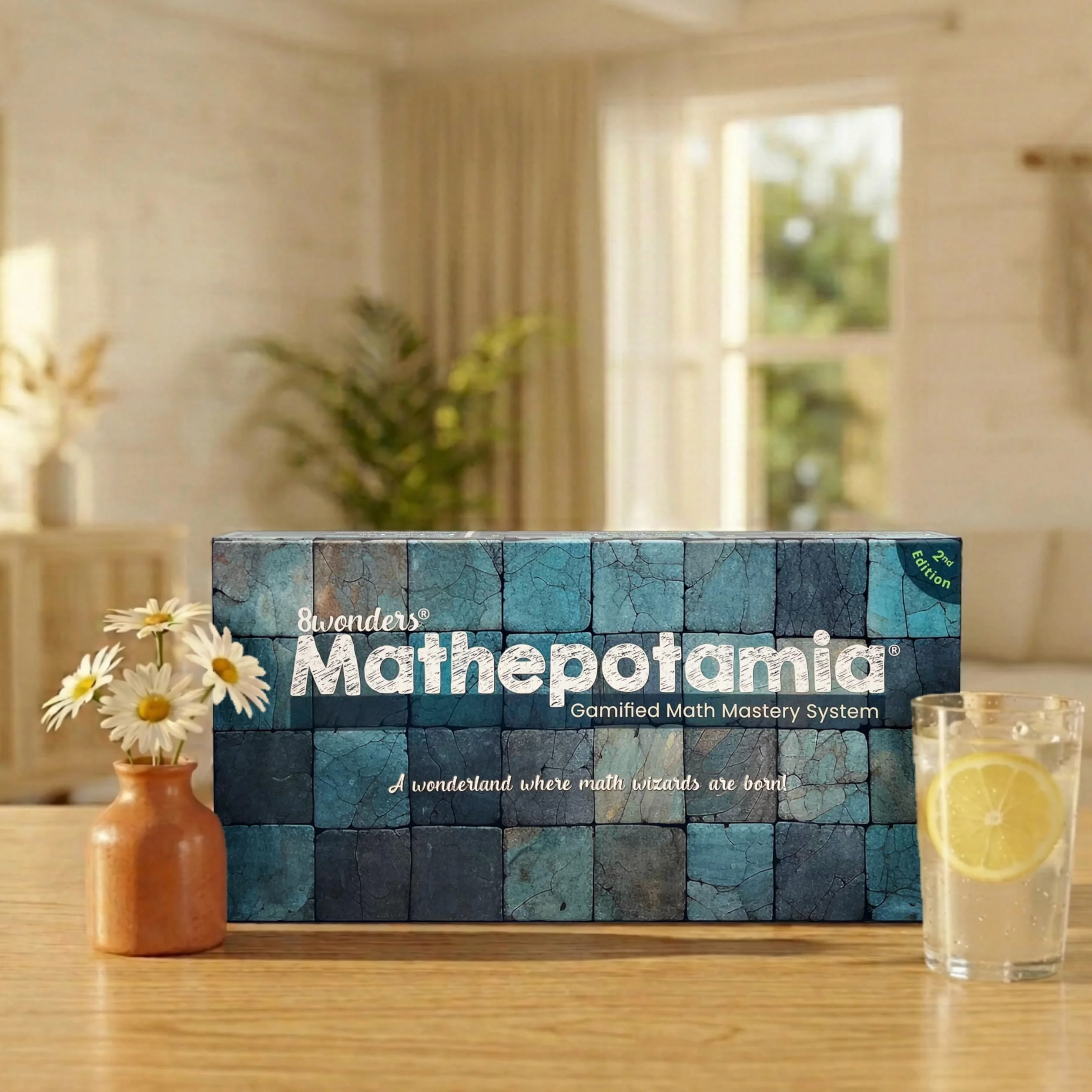 Mathepotamia gra matematyczna: obliczenia i tabliczka mnożenia z 4 poziomami i 7 trybami dla dzieci 5-9 lat | ćwiczenie matematyki i obliczeń w pamięci | gra planszowa szkoła podstawowa prezent