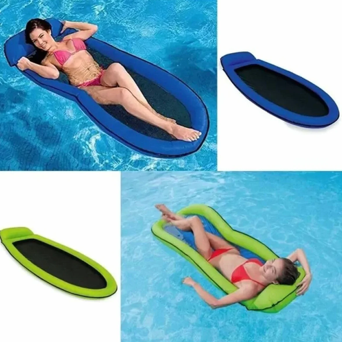 Intex Mesh Mat - Amaca gonfiabile ad acqua - 178 x 94 cm - Colori assortiti