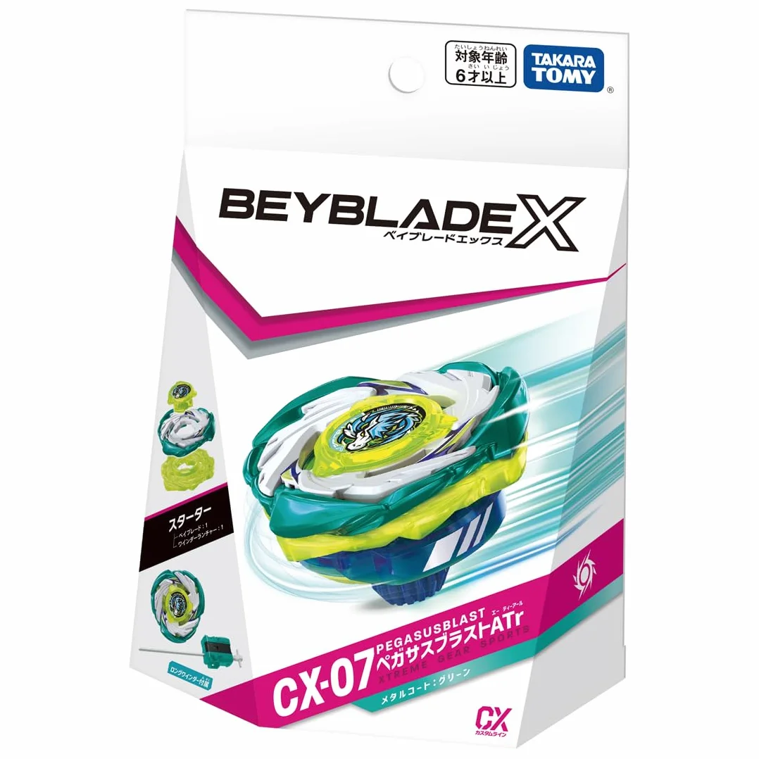 Takara Tomy Beyblade X CX-07 Starter Pegasus Blast ATR