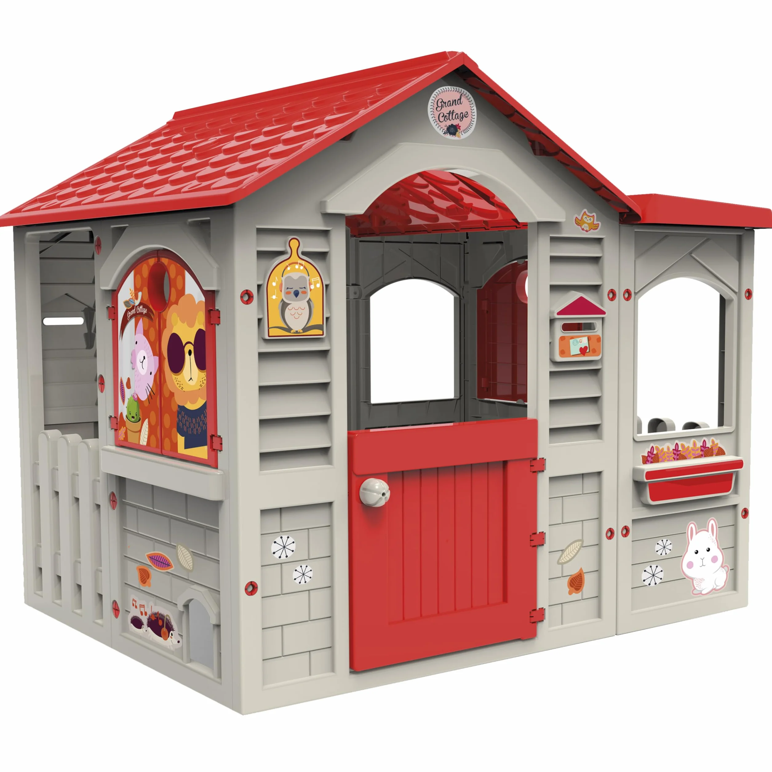 Chicos - Grand Cottage XL | domek do zabawy dla dzieci na świeżym powietrzu | domek do zabawy dla chłopców i dziewczynek od 2 lat | domek ogrodowy dla dzieci (89627)
