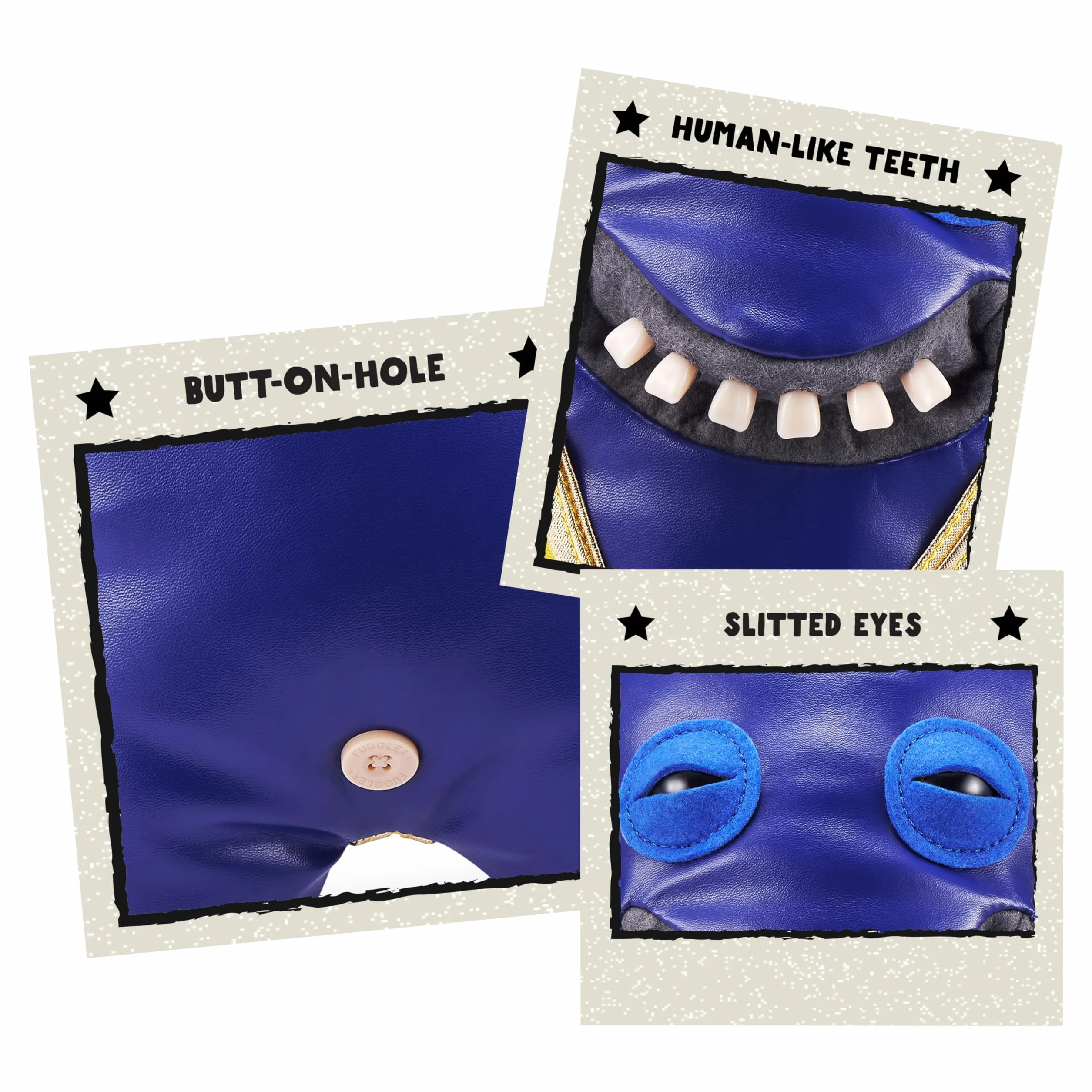 Fuggler Gold Fuggs by ZURU Funny Ugly Monster, Plush, Collectible, Toy (Shameless Goof - Mankini)