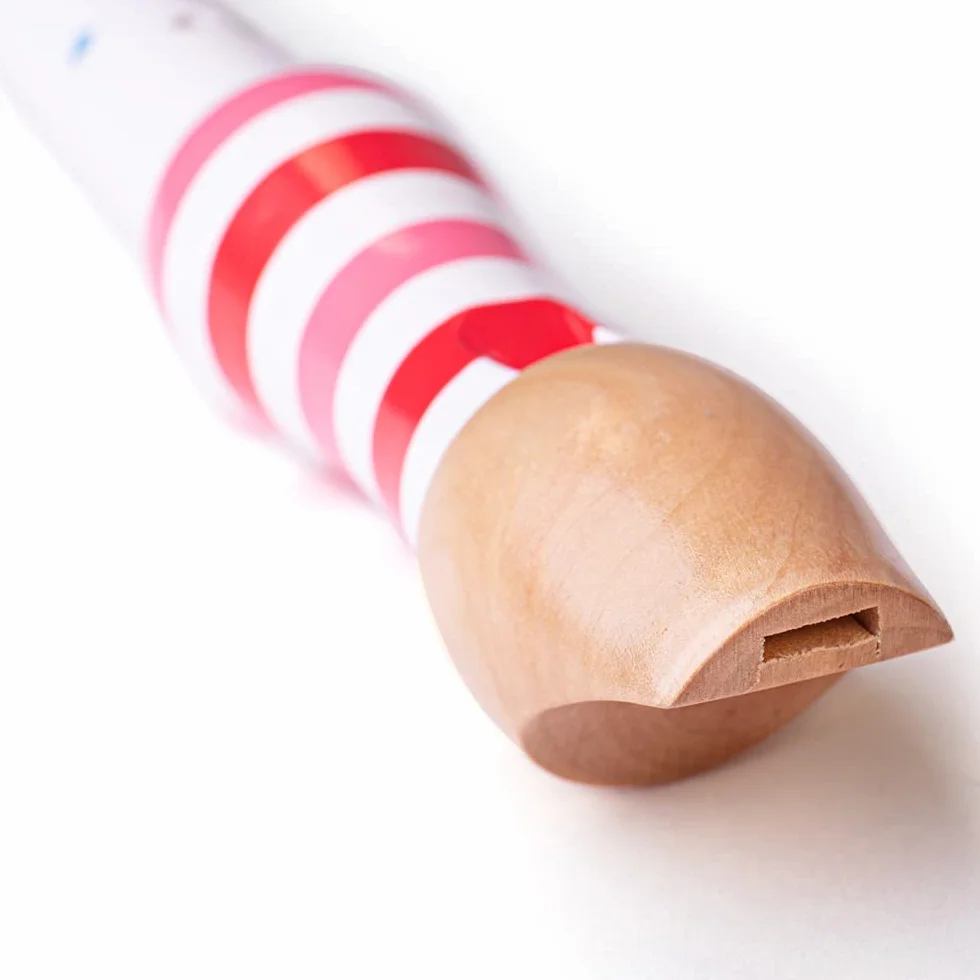 Bigjigs Toys Recorder - Wooden Recorders For Children, Toddler Musical Instrument, Kids Music Gifts, Available In 4 Colours, Age 3 Years +