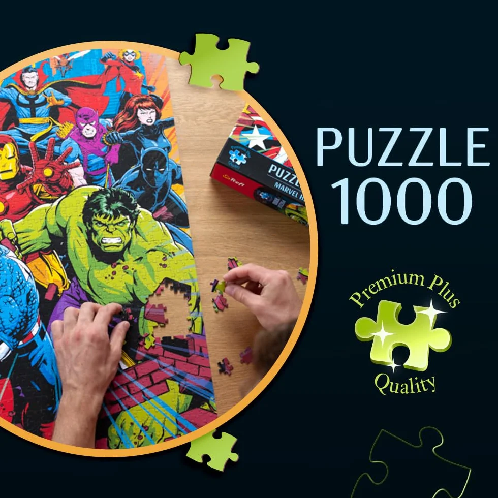 Trefl Premium Plus Quality - Puzzle Lord of the Rings - 1000 Elementów, Seria Układanek z Ulubionymi Bohaterami, dla Dorosłych i Dzieci od 14 lat