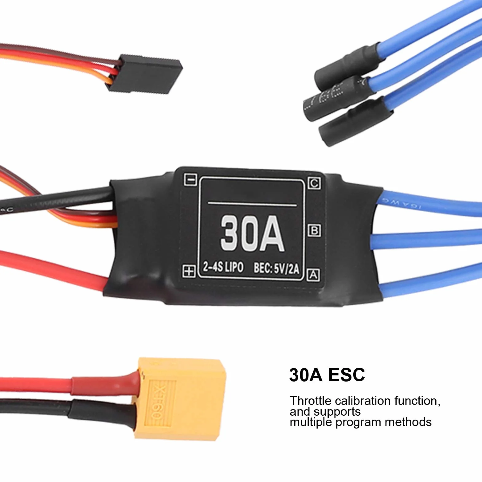 Zestaw helikoptera, silnik 2212 1400KV + śmigło 8060 + serwo 9G + akcesoria do helikoptera 30A XT60 ESC RC