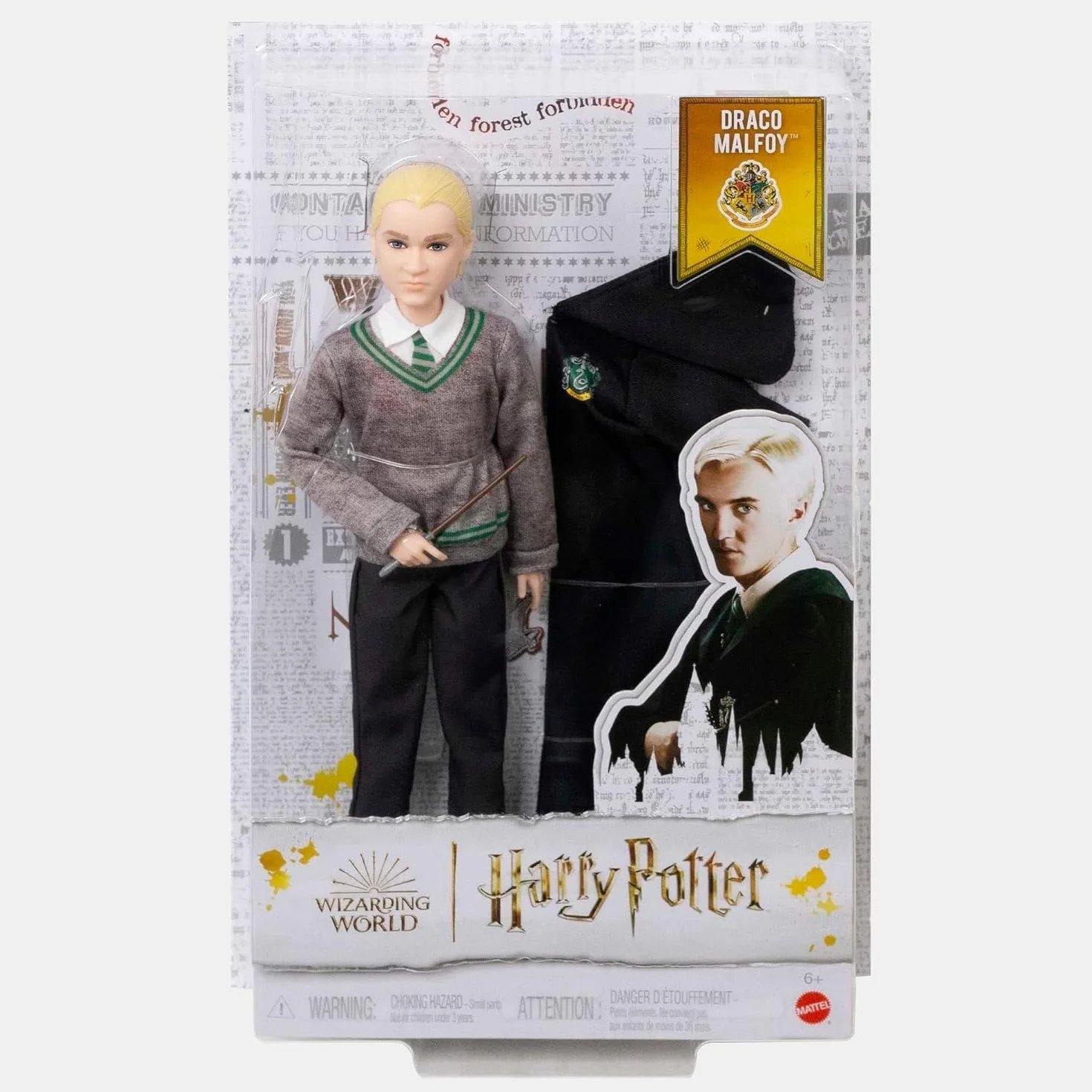 Mattel Harry Potter Zabawki | Lalka Draco Malfoy | Prezent urodzinowy | Zabawka kolekcjonerska HMF35