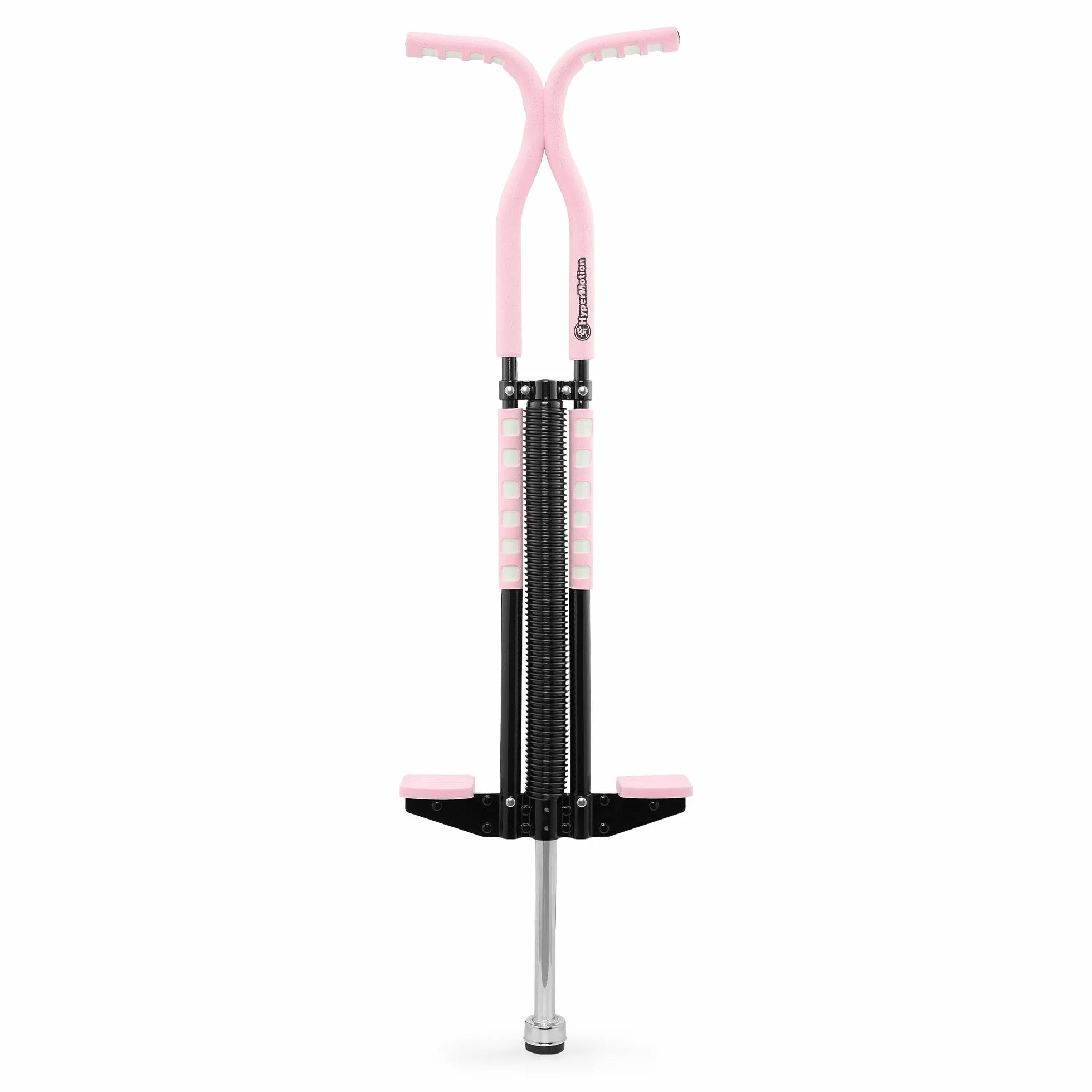 HyperMotion Skoczek POGO dla Dzieci 9–14 Lat, Urządzenie Treningowe do 50 kg, 2,35 kg, System Sprężynowy, Kolor Różowy