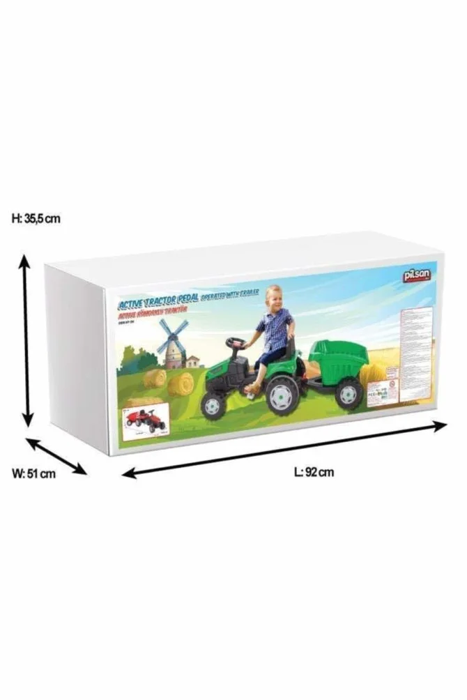 Pilsan Pilsan07 316 Aktywny traktor owy i przyczepa-zielony