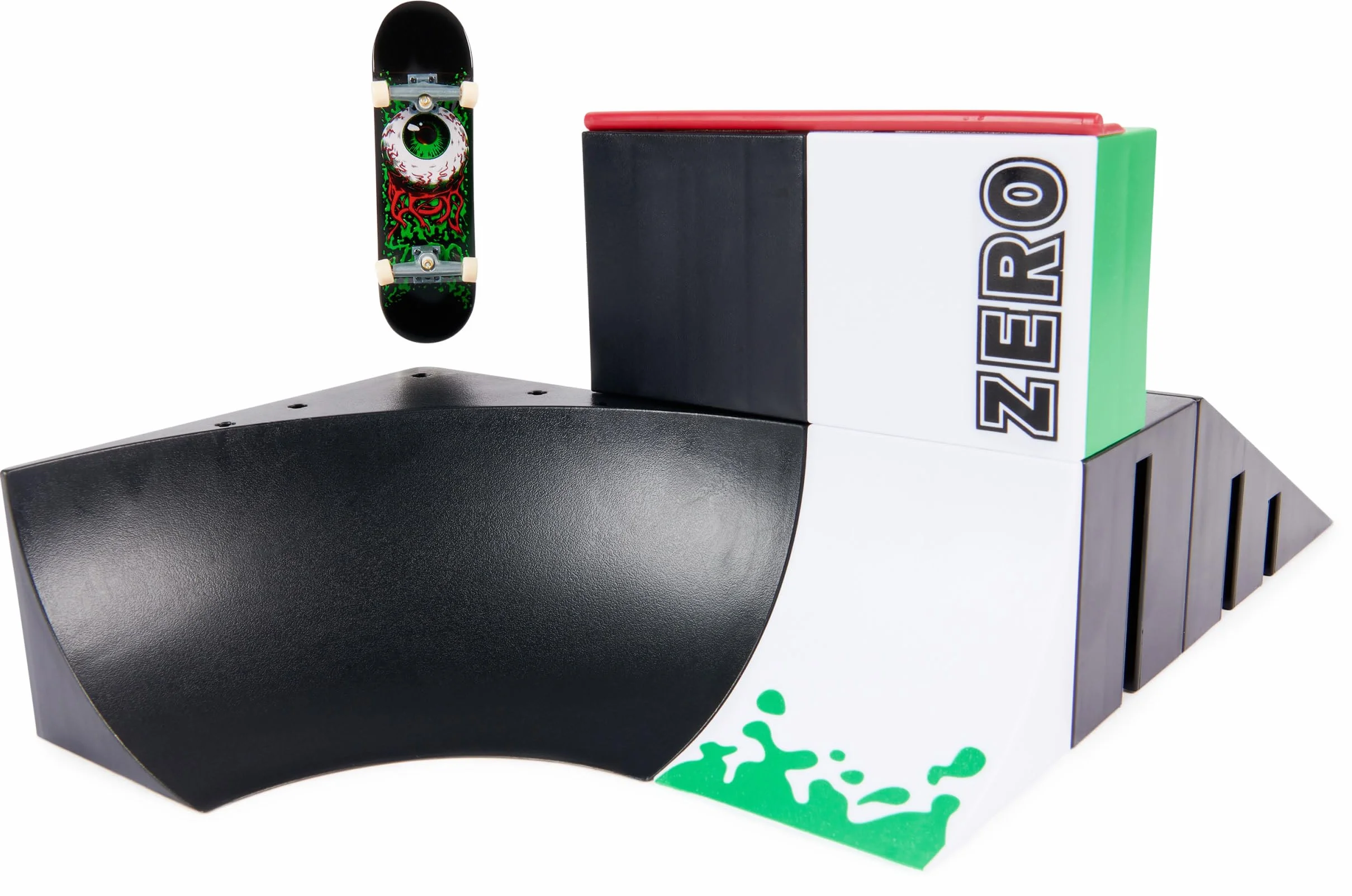 Tech Deck X-Connect zestaw startowy – Bowl Builder 2.0 zestaw ramp z autentyczną tablicą na palce marki Zero i akcesoriami, od 6 lat