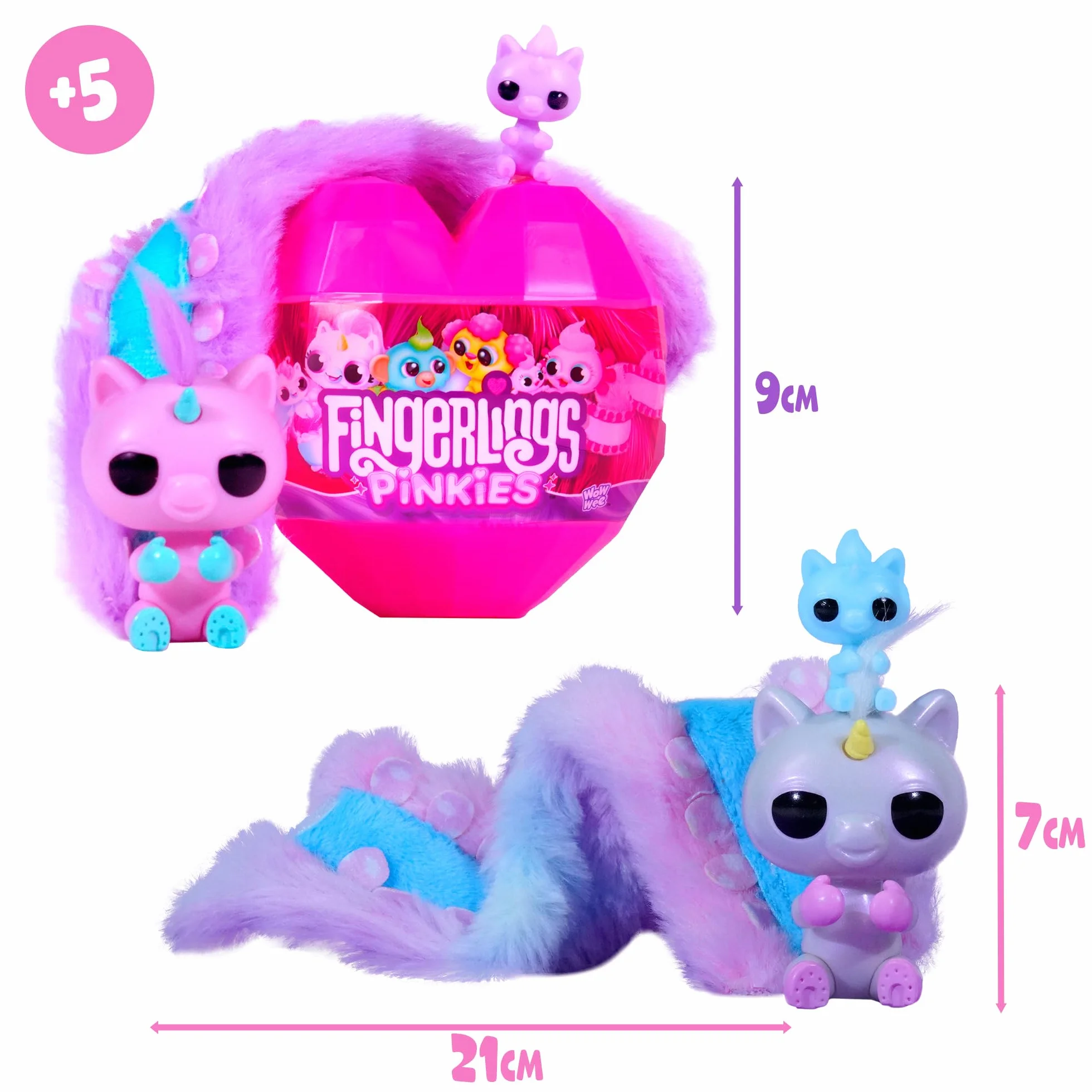 Bizak Fingerlings Pinkies Pet Bransoletka Przyjaźni Zmiana Koloru Kiedy Dotkniesz, Są Niespodzianką, Istnieje 7 Różnych, (61853158)