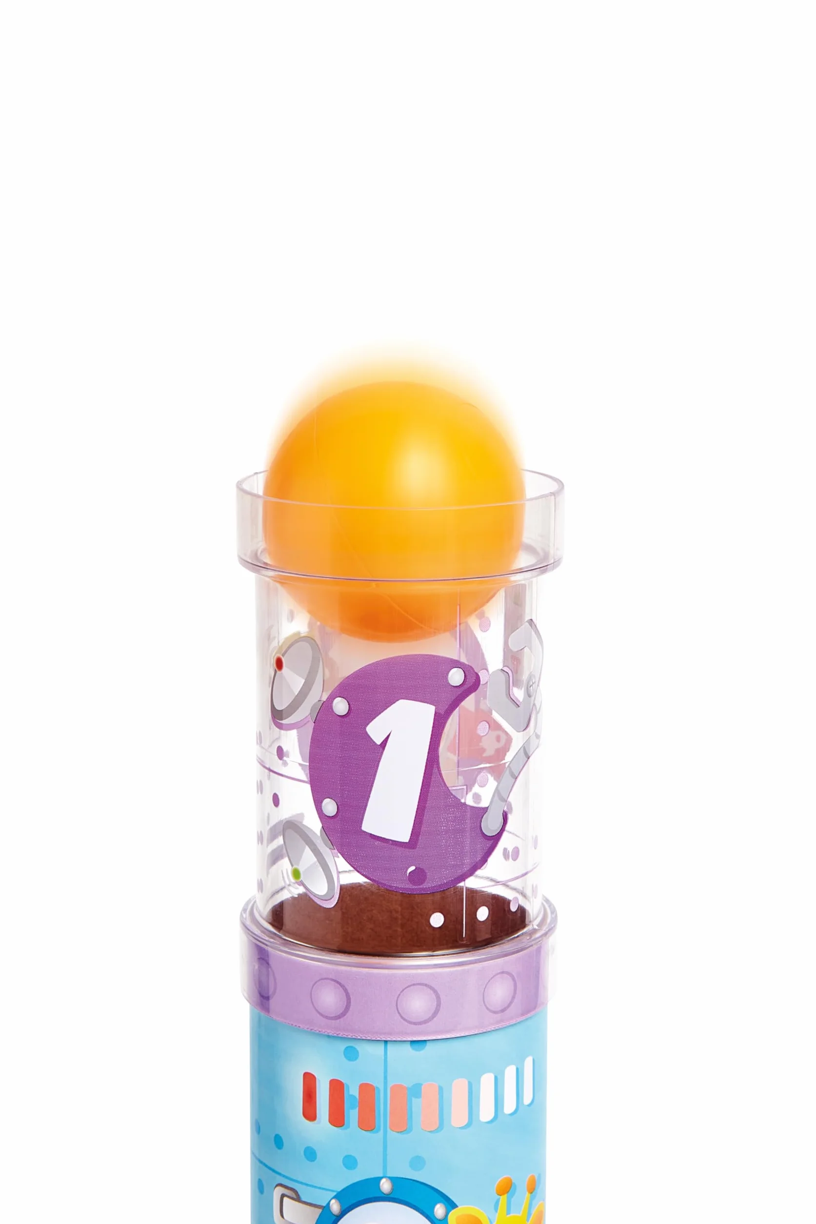 Hape Rocket Stacker Toy Air-Powered Ball Launcher Playset for Toddlers with Fan, 24 Months and Up, Black
