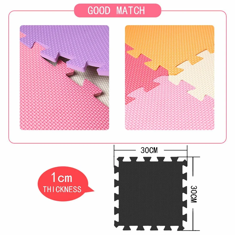 18 sztuk Mata do puzzli dla niemowląt z płytką piankową interaktywna mata do zabawy dla dzieci i małych graczy G301018-101110112