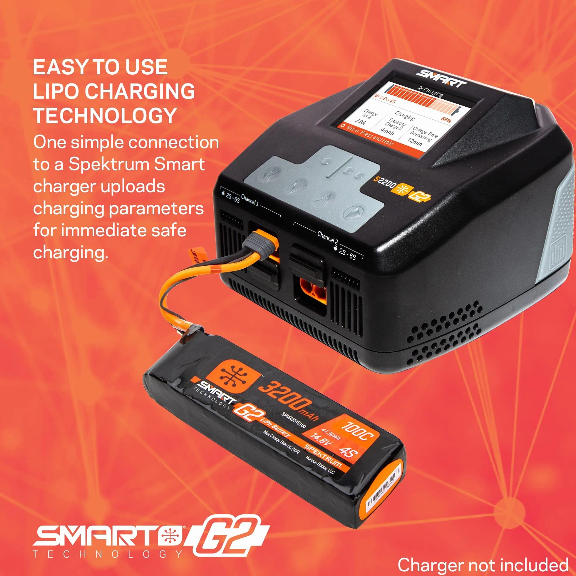 11,1 V 850 mAh 3S 30C Smart G2 akumulator LiPo: IC2