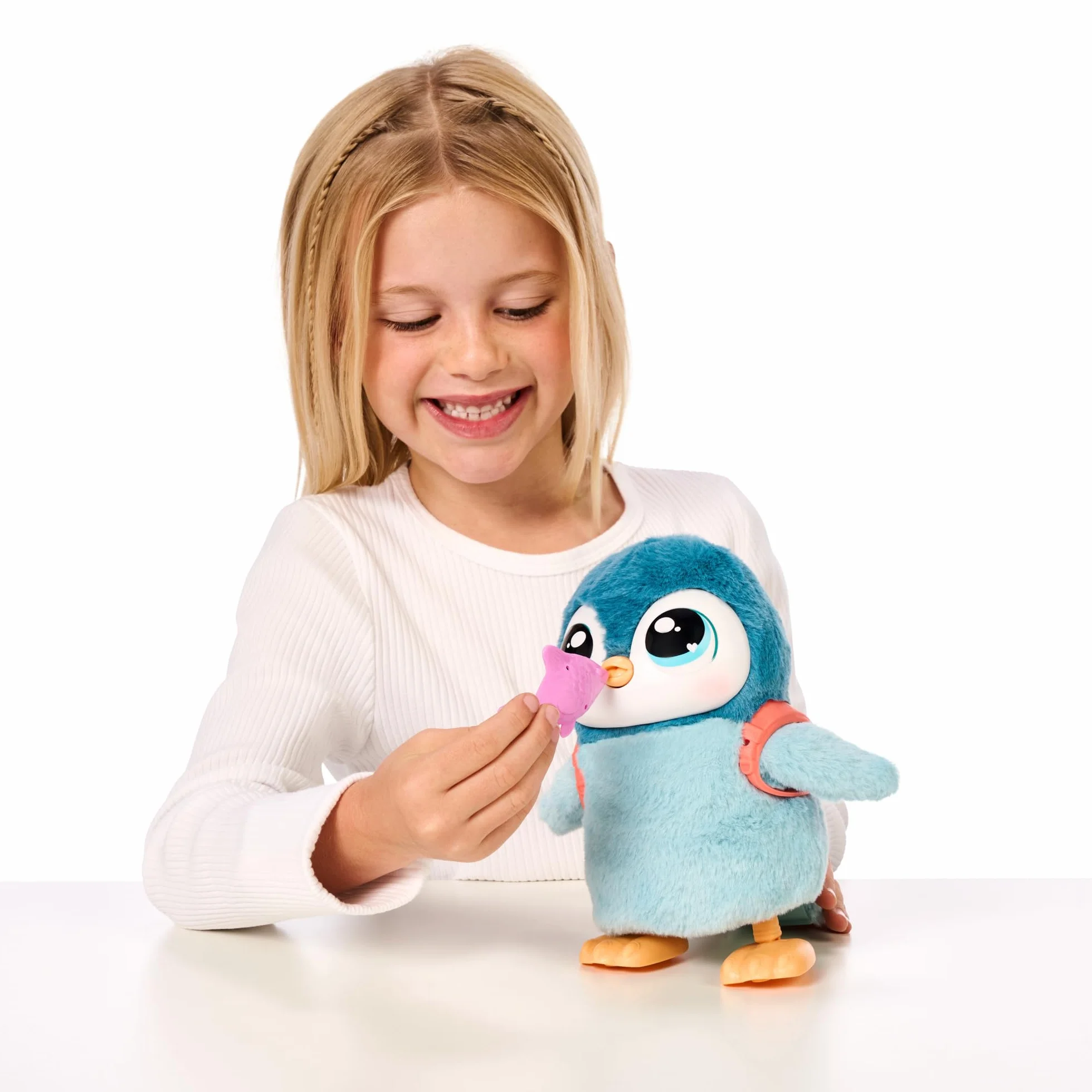 Little Live Pets My Walking Penguin Waddles | Cuddly Interactive Penguin That Runs, Dances and Flutters with Wings Over 25 Sounds & Reactions Batteries Included Ages 5+