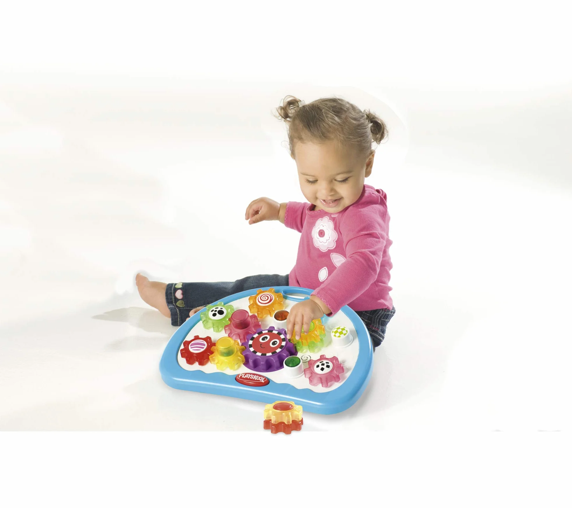 Playskool Zabawka z koła zębatego, zabawka dla niemowląt i małych dzieci od 12 miesięcy ze światłem, dźwiękami i mi obrotowymi (Amazon Exclusive)