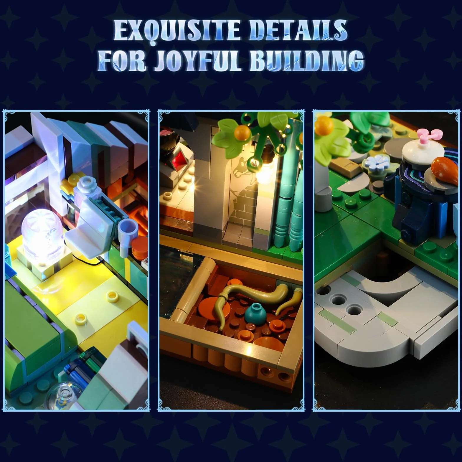 Lumibricks Leśna Gospoda 20006,3120 Pcs, Magiczny Zestaw Konstrukcyjny Elfów Z Fantastycznego Lasu, Pomysł na Prezent dla Nastolatków & Dorosłych Fanów Zabawek