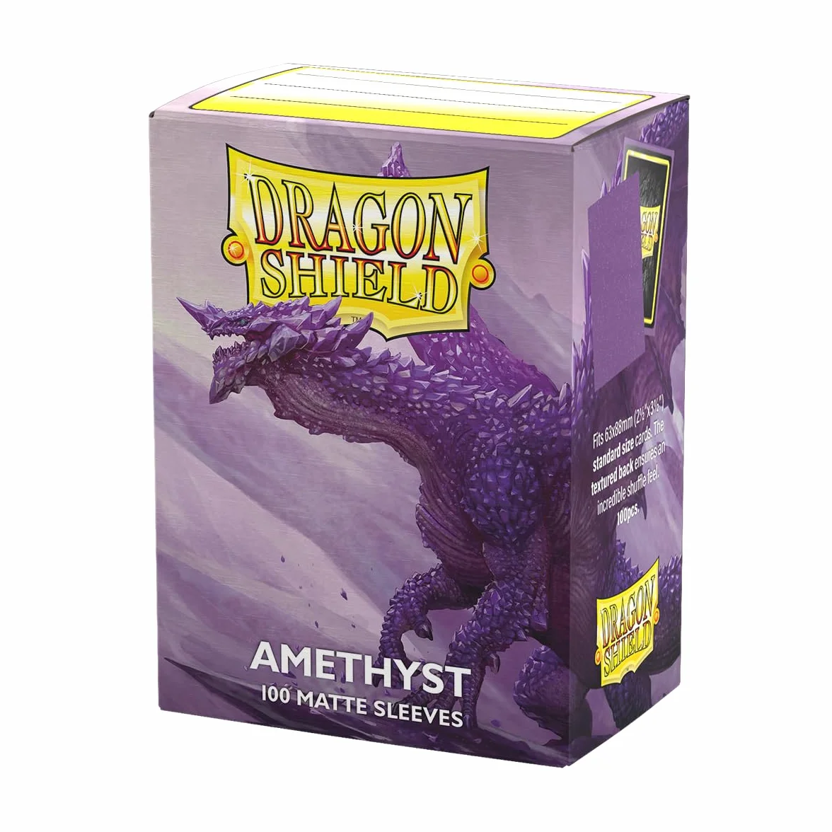 Dragon Shield AT-11060 standardowy rozmiar matowy ametyst (100 rękawów)