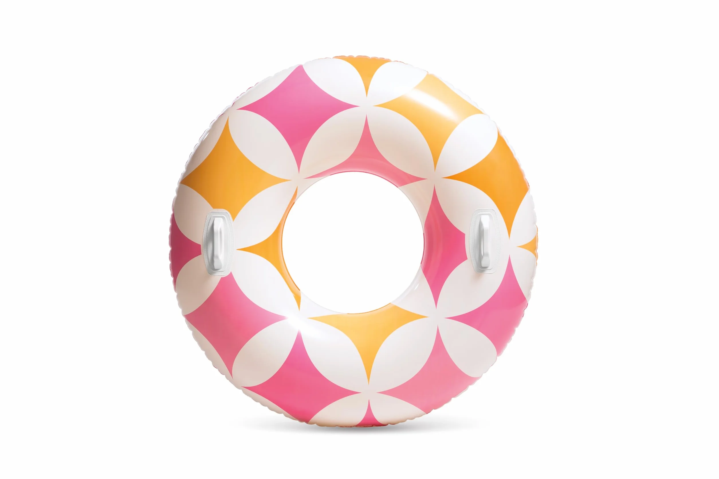 Intex 56269NP - Ciambella Gonfiabile Mare Timeless con Maniglie, Vinile, Multicolore, 91 cm