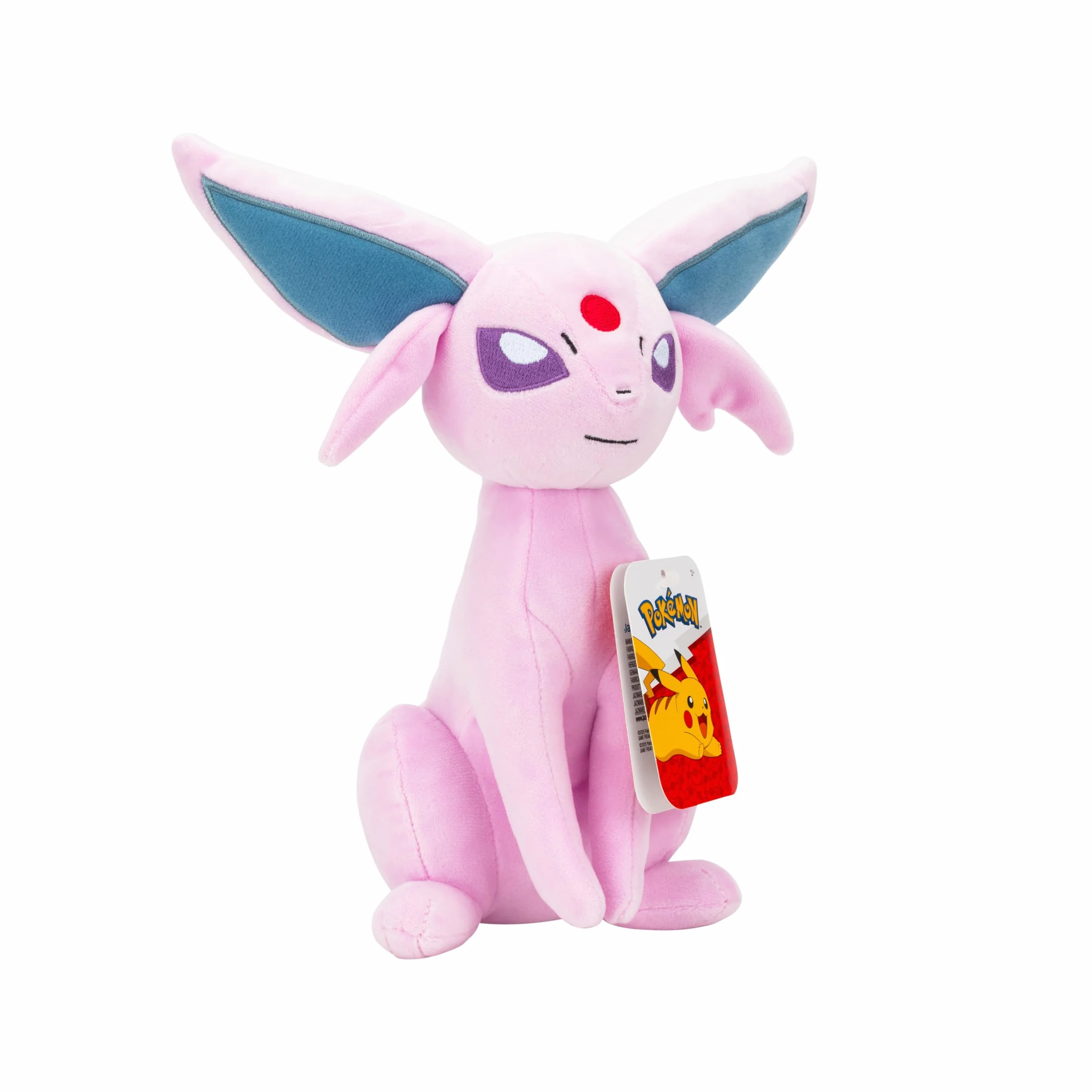 Pokémon Plush 20 cm Espeon - Blue/Purple - Official Pokemon stuffed collectible toy for children 2+