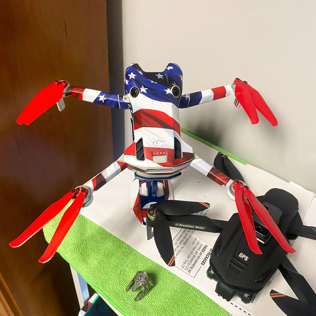 Master Airscrew Śmigła Stealth do DJI Mini 3 Pro & Mini 4 Pro - Czerwone, 4 śmigła w zestawie