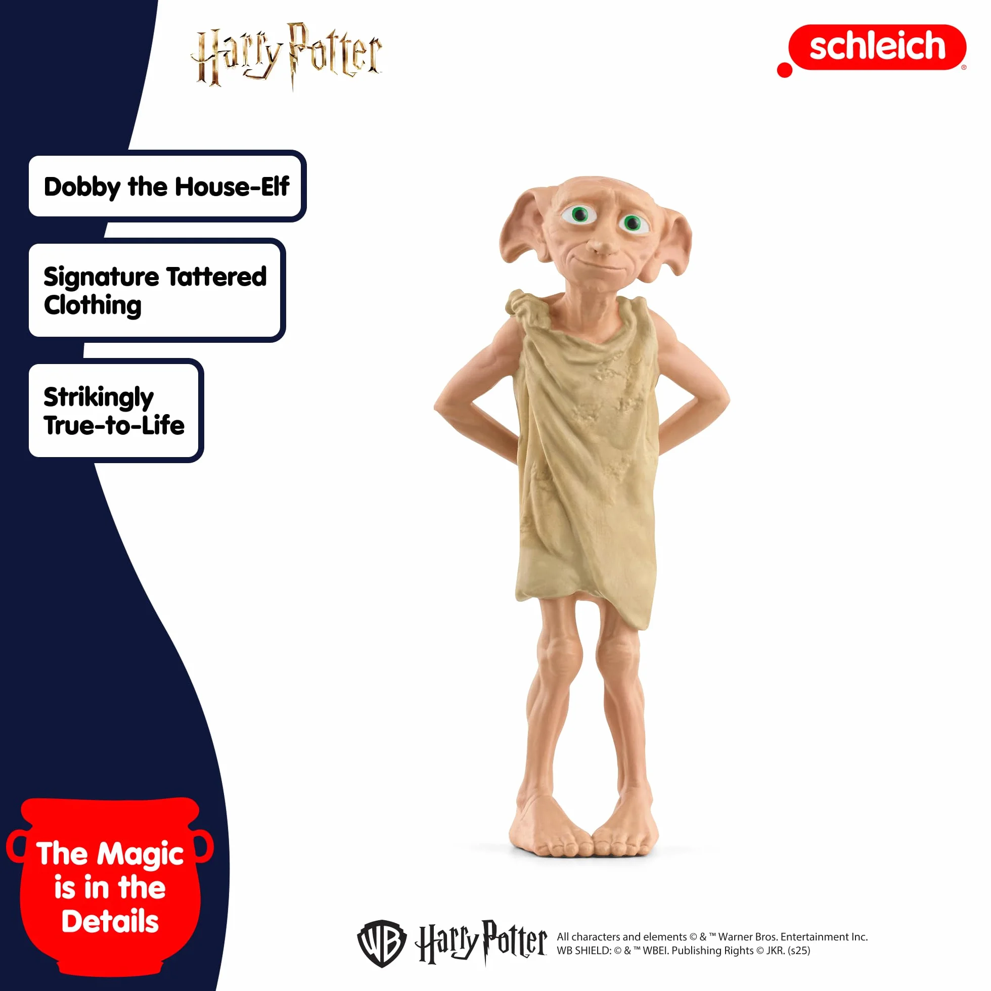 schleich HARRY POTTER | Zgredek 13985 | realistyczna figurka | do zabawy, dekoracji lub kolekcji | świetny prezent dla dzieci i kolekcjonerów | figurka od 6 lat | 3 x 4 x 8 cm