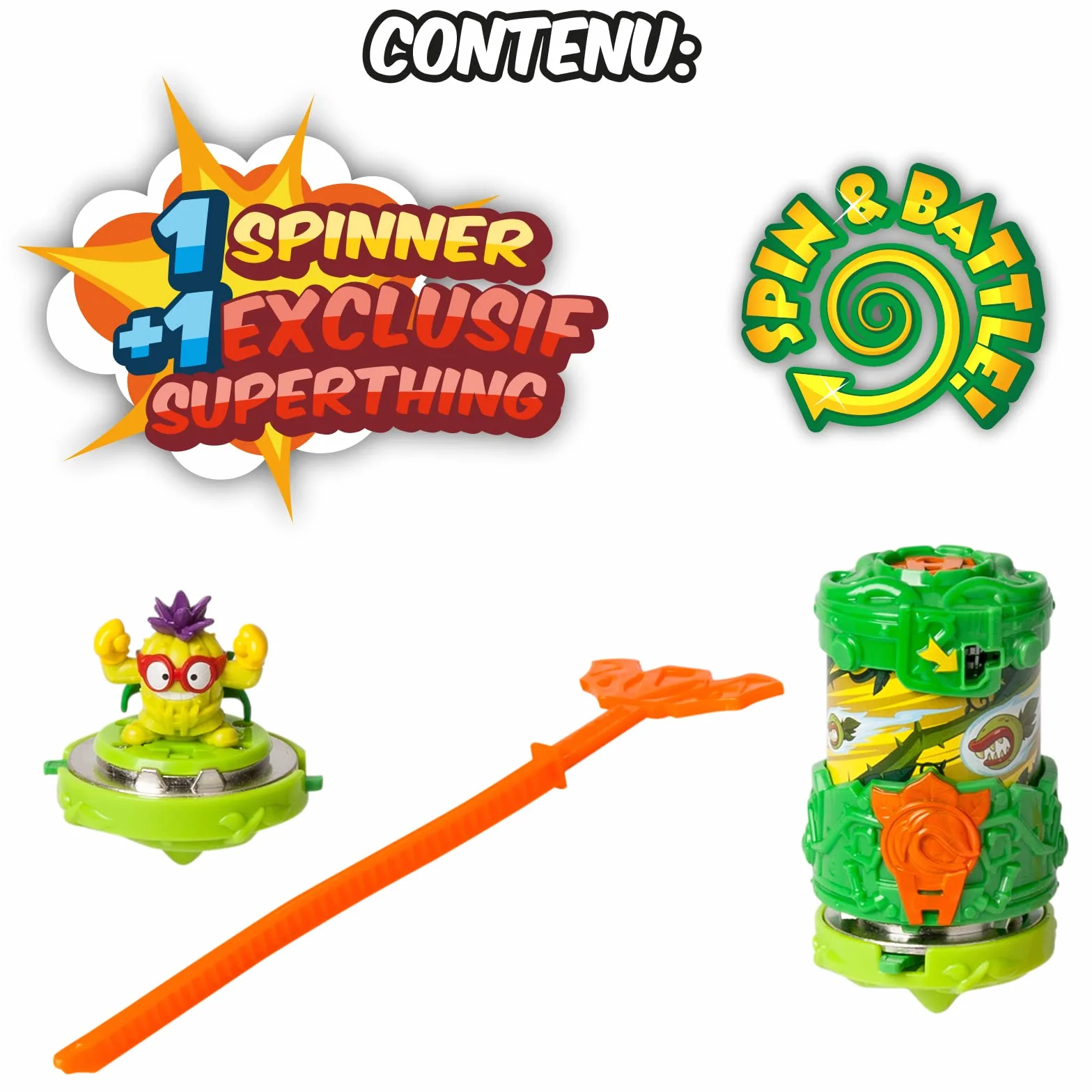 SUPERTHINGS RIVALS OF KABOOM Battle Spinners Jungle Raider 1 Spinner 1 SuperThing Exclusive