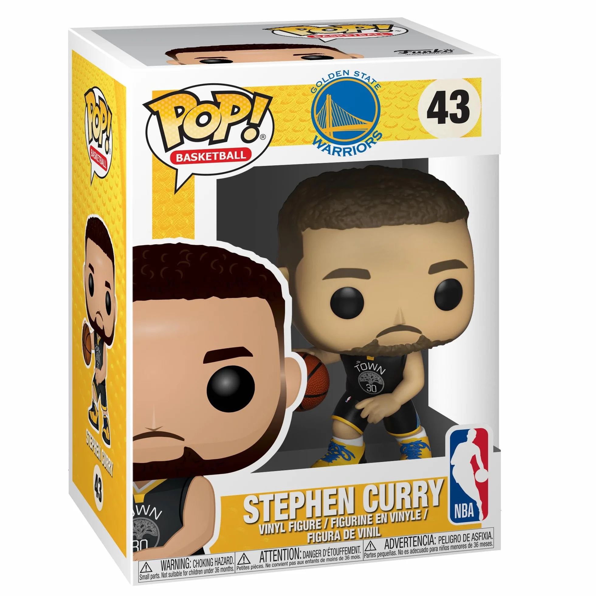 Pop NBA Warriors Stephen Curry Vinyl Figure