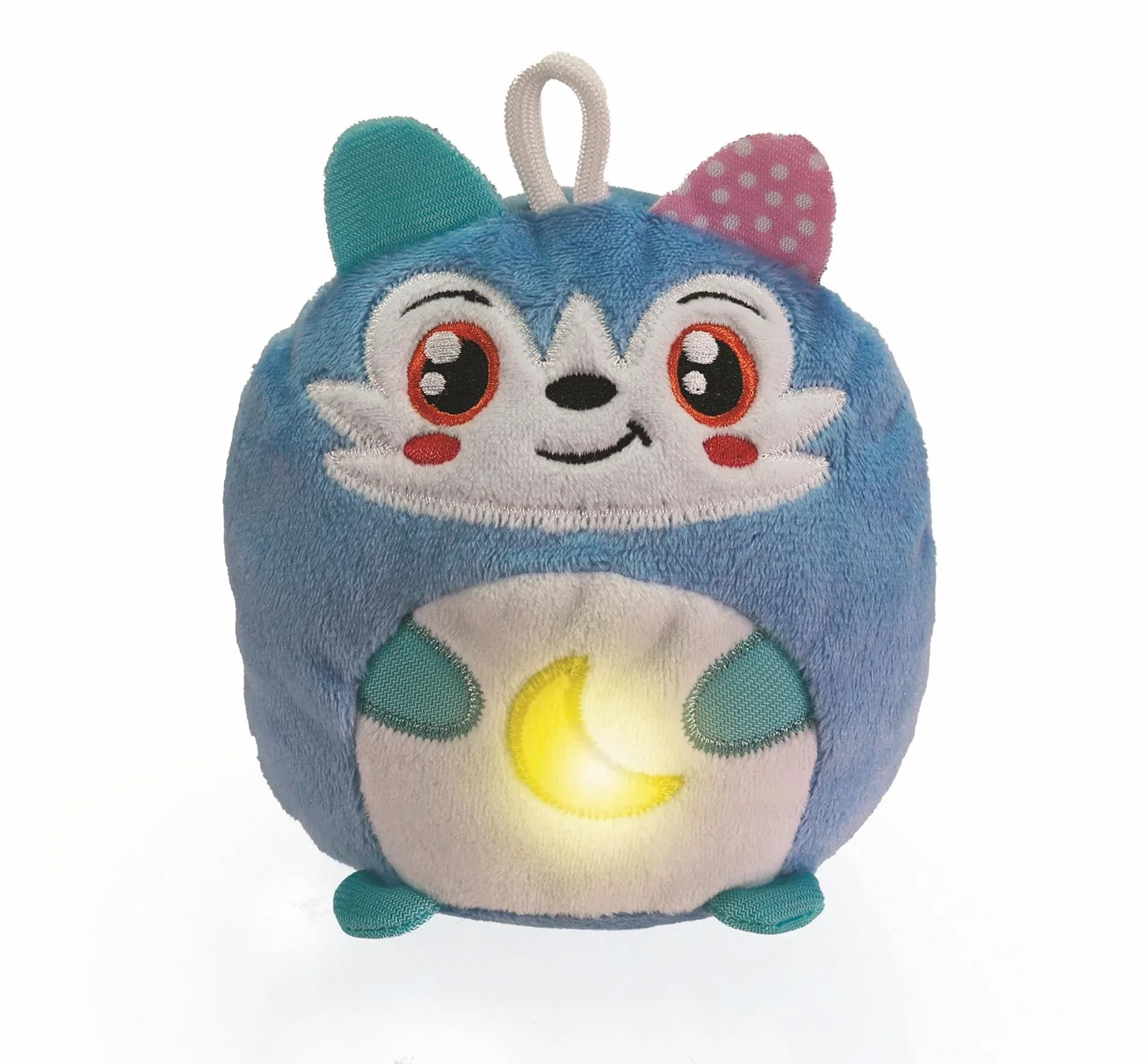 Clementoni Baby for You - Twinkle Twinkle Little Wolf, lampka nocna dla dzieci, 0-miesięczna gra dla dzieci +, wilk z kojącymi światłami i dźwiękami, wsparcie dla spokojnego snu, 17554