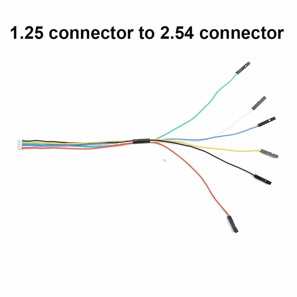 9 szt. 1,25 mm do 2,54 mm skoku Dupont kabel adapter przewód kompatybilny z Molex PicoBlade do kontrolera lotu Pixhawk RC Drone 2Pin to 8P