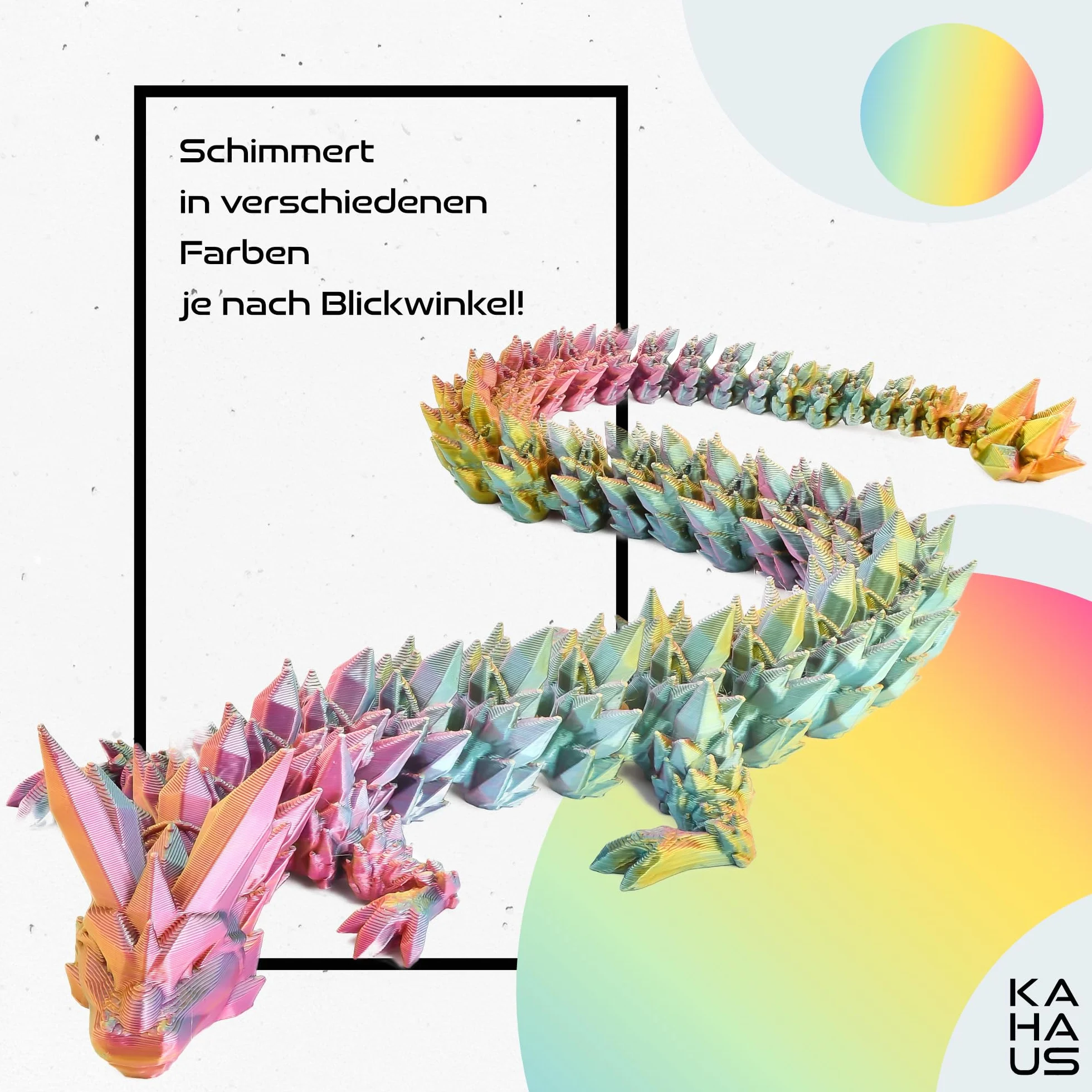 Smok 3D w jajku – jajko smoka ze smokiem, 30 cm, duże jajko 10 cm, wielokolorowy, wykluwający się smok niespodzianka w kolorze czerwono-żółto-zielonym, ruchoma zabawka fantasy i figurka kolekcjonerska