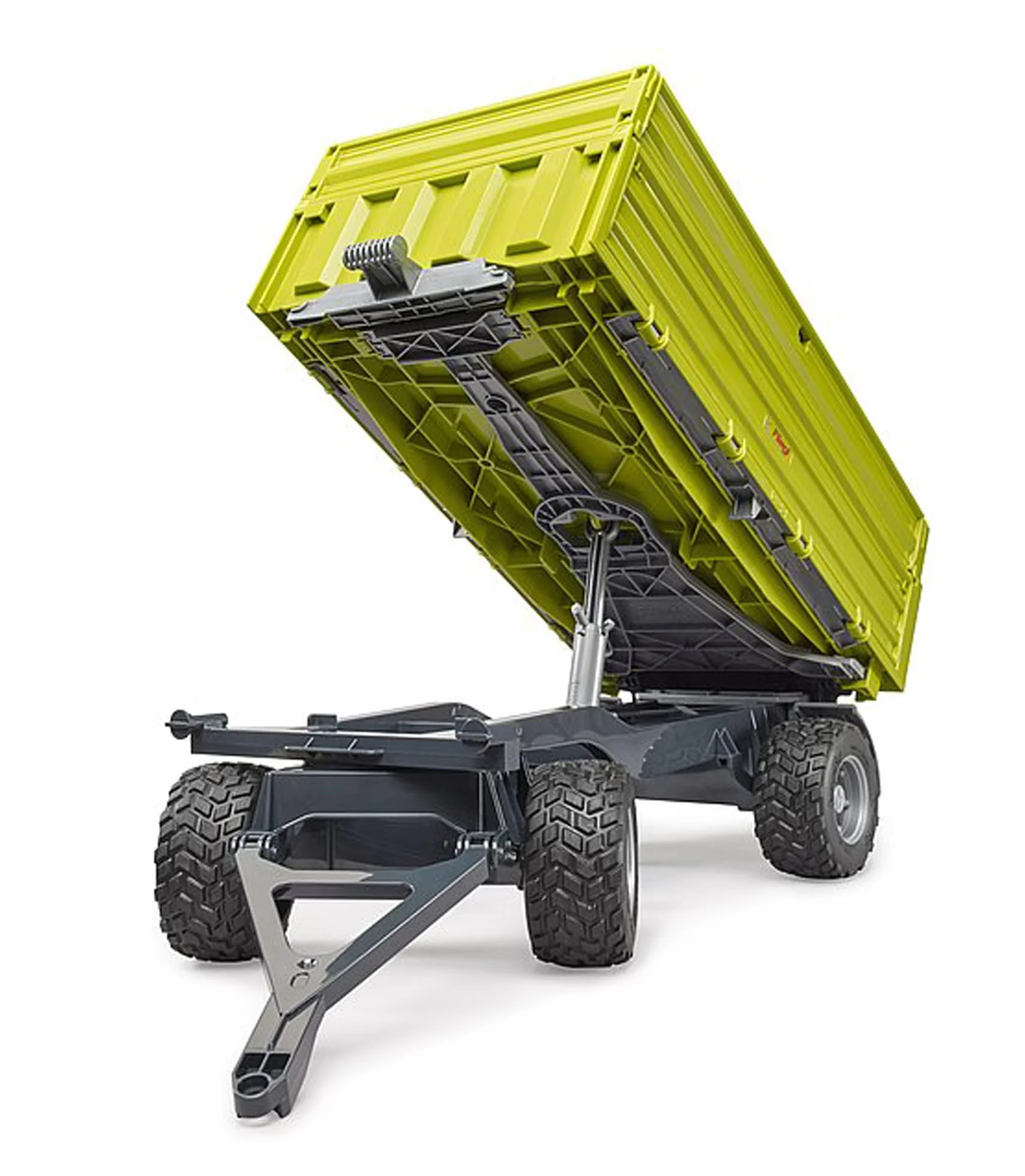 Siva Toys B102203 Fliegl 3-Seitenkipper mit Aufsteckbordwand Bruder Siva '' przyczepa boczna, różne kolory