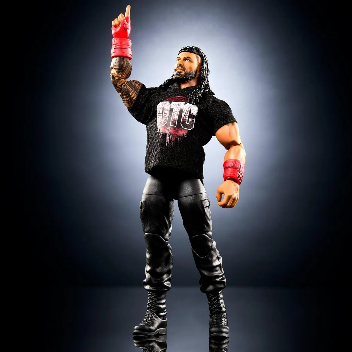 Mattel Mattel WWE Elite figurka akcji i akcesoria, seria #120, artykuł kolekcjonerski, Roman Reigns, ponad 15 cm, z 25 ruchomymi końcówkami i wymiennymi rękami, JCJ30