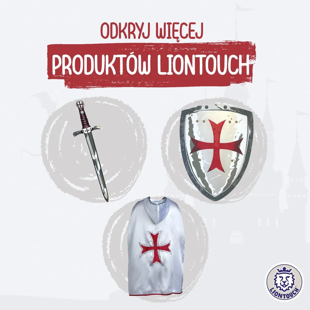 Liontouch 150LT średniowieczna maltańska pianka zabawka kask dla dzieci