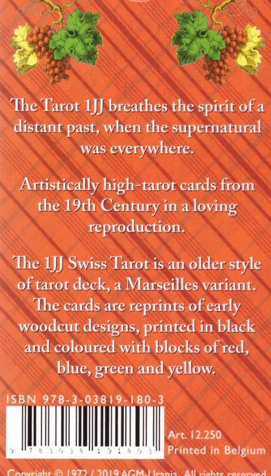 1JJ Swiss Tarot Cards GB: Complete with instructions