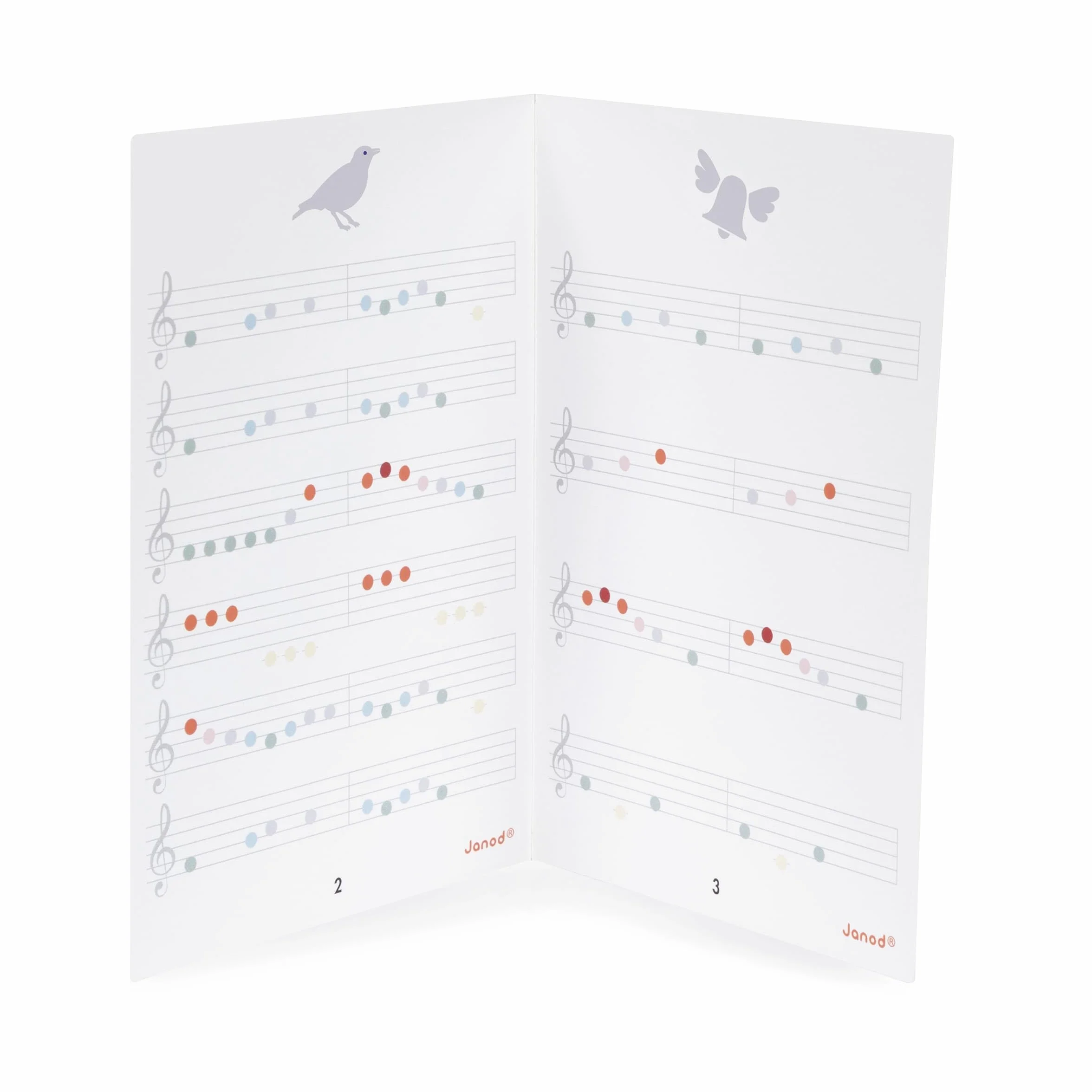 Janod - My First Confetti Wooden Electronic Piano - Pretend Play and Musical Awakening Toy - from 3 Years Old, J07618