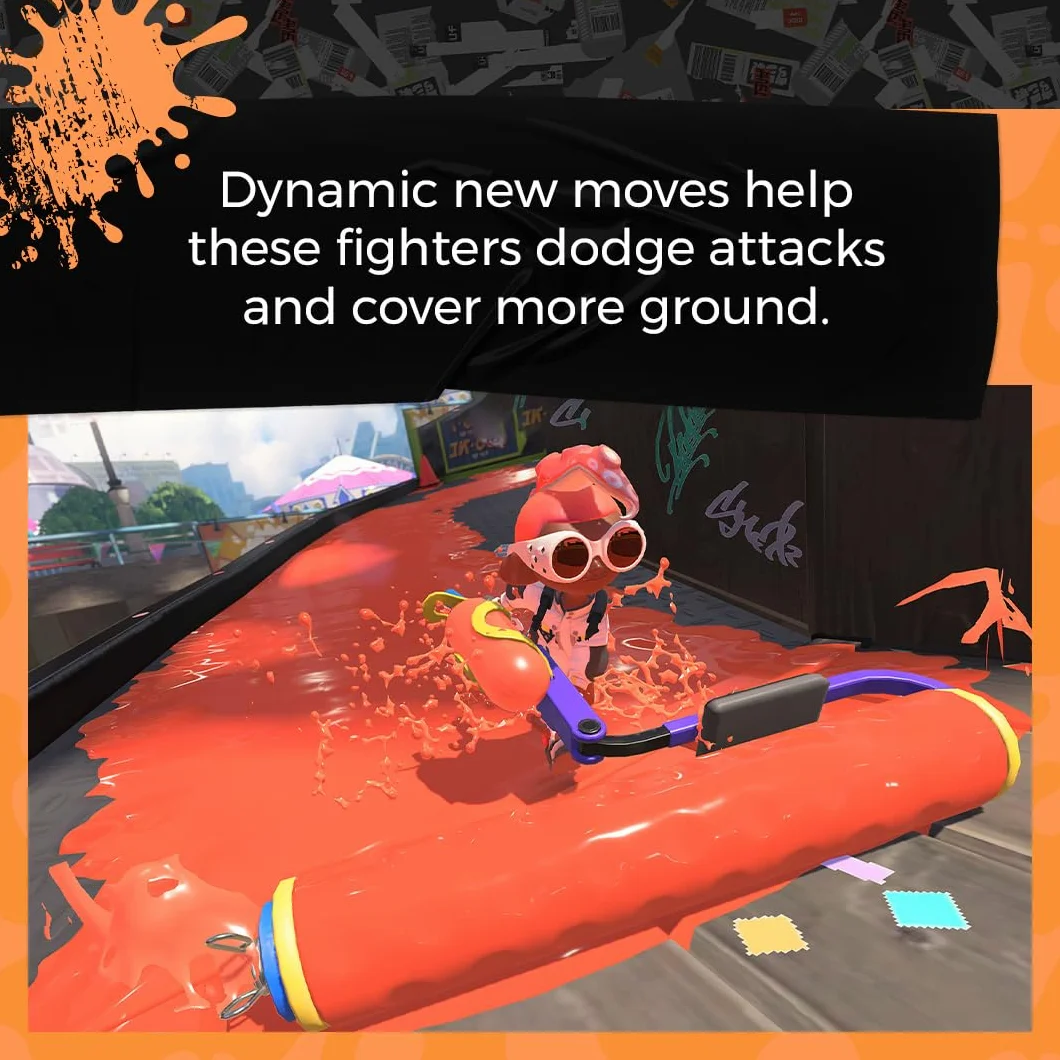 Nintendo Splatoon 10009751 Gra Komputerowa, Niebieski/Żółty, Od 7 lat