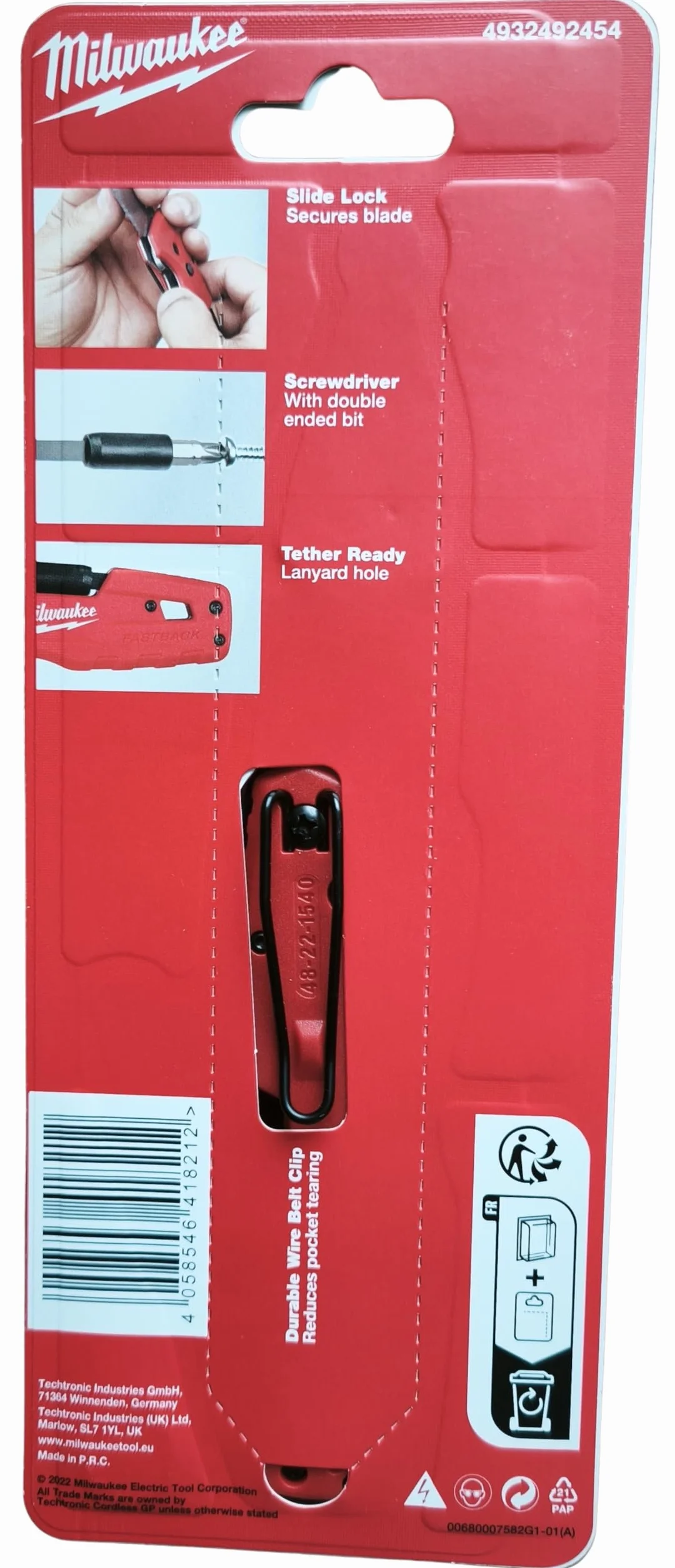 Milwaukee Peilis u__PLACEHOLDER_BRAND_10__ lenkiamais aômenimis (5 w 1)