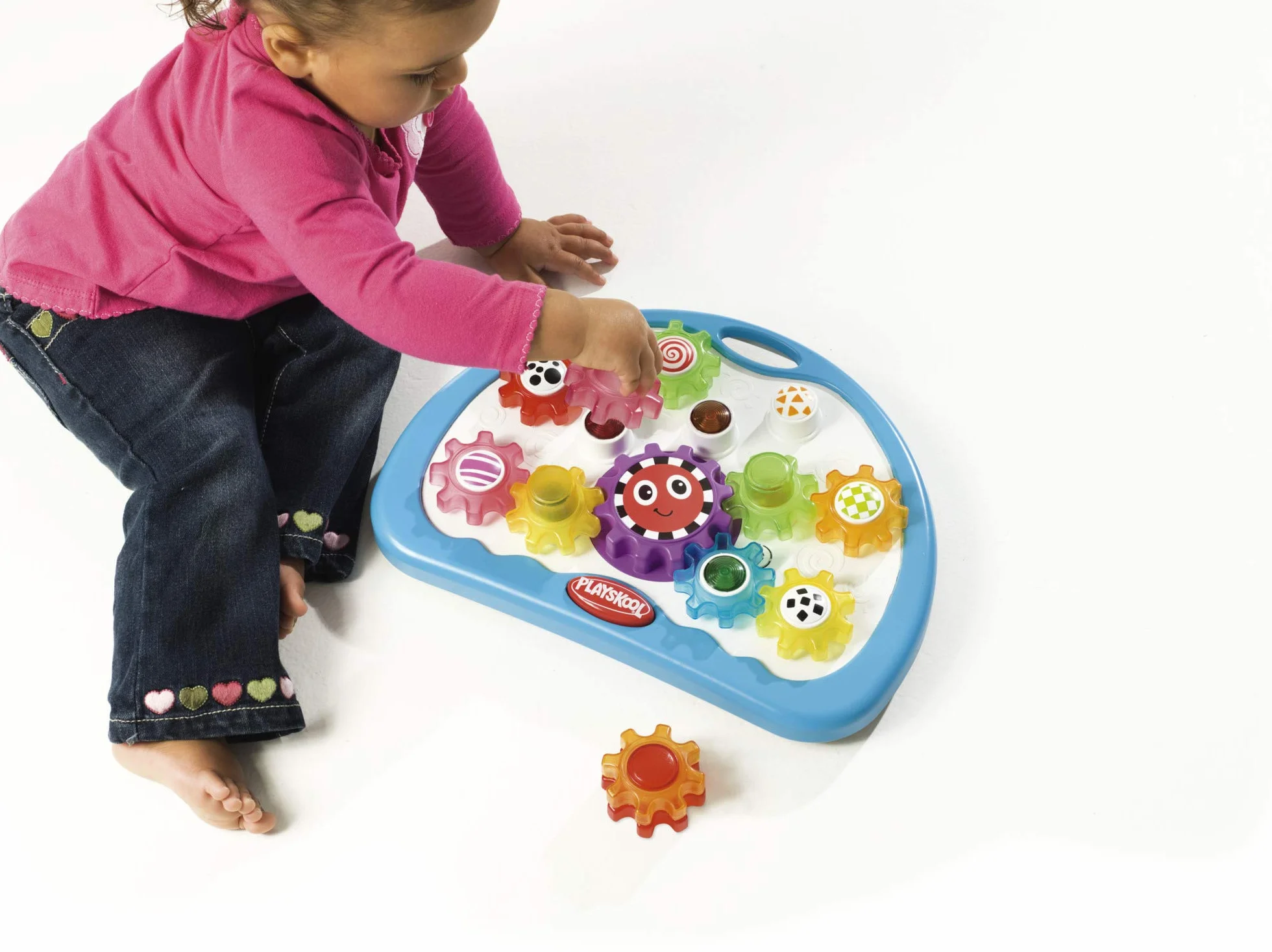 Playskool Zabawka z koła zębatego, zabawka dla niemowląt i małych dzieci od 12 miesięcy ze światłem, dźwiękami i mi obrotowymi (Amazon Exclusive)