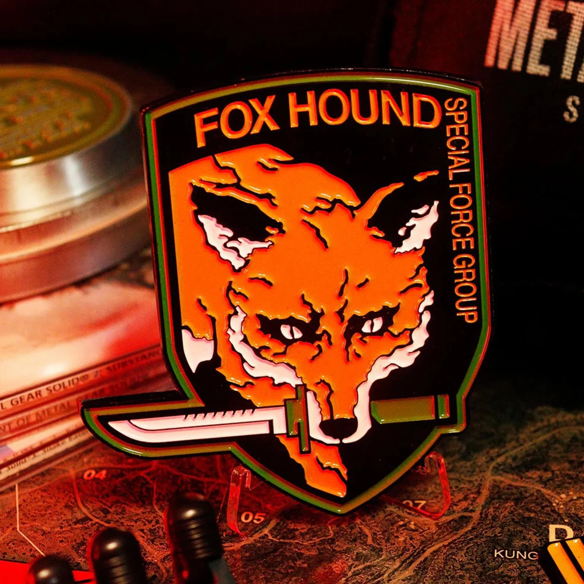 Metal Gear Solid FOXHOUND Insignia limitowana edycja sztabka