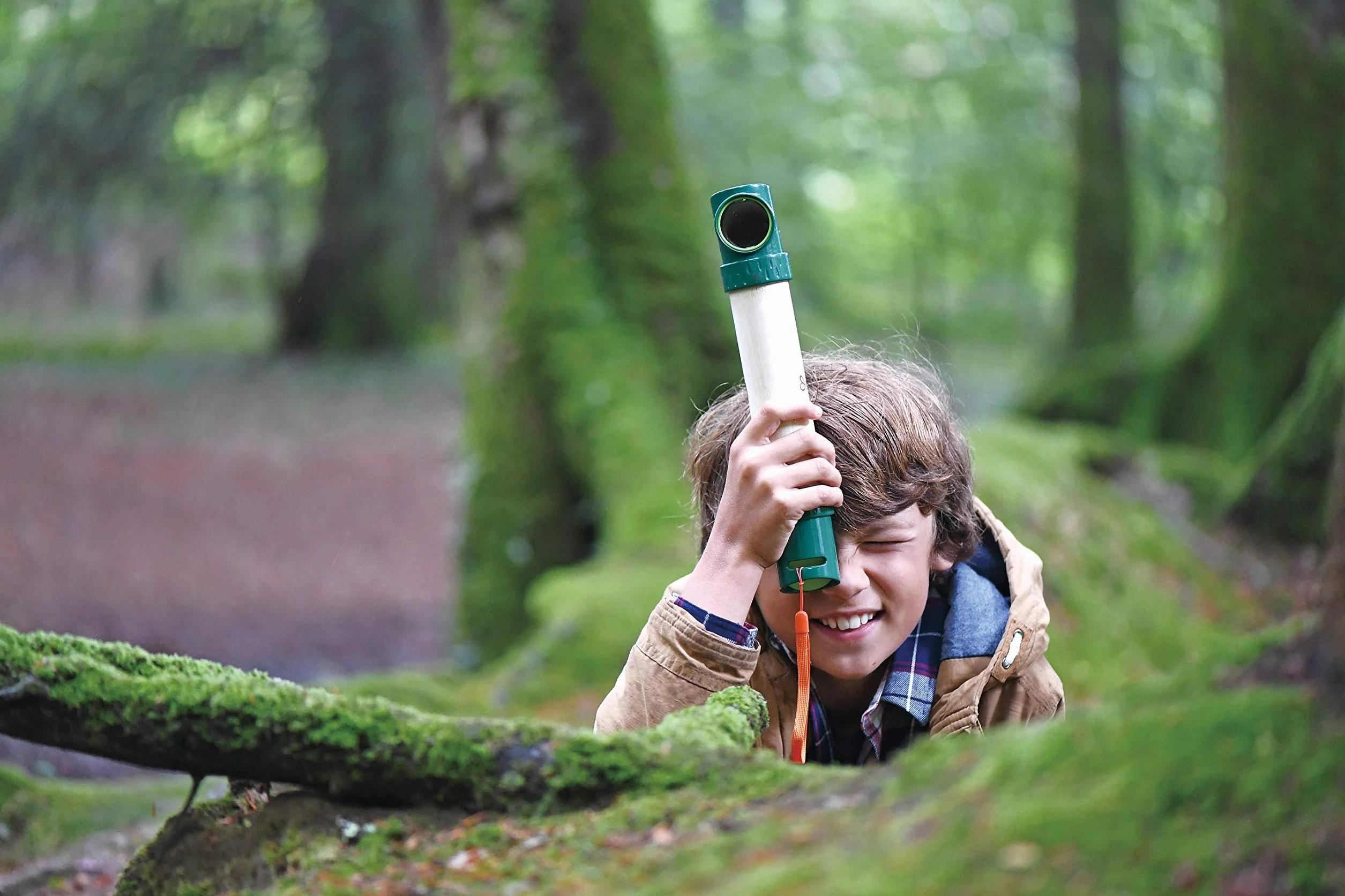 Periscope, Hape Hide-And-Seek Periscope, Made From Sustainable Bamboo, Nature Fun Outdoor Toys. 3 years +
