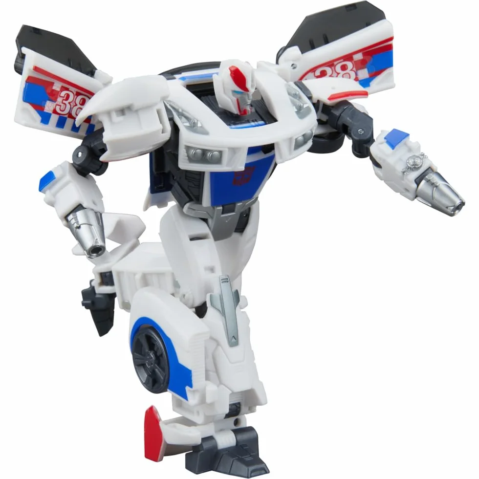 Smokescreen z kolekcji Transformers: Age of the Primes, 13-centymetrowa przekształcająca się figurka klasy Deluxe, zabawkowe roboty dla dzieci w wieku od 8 lat