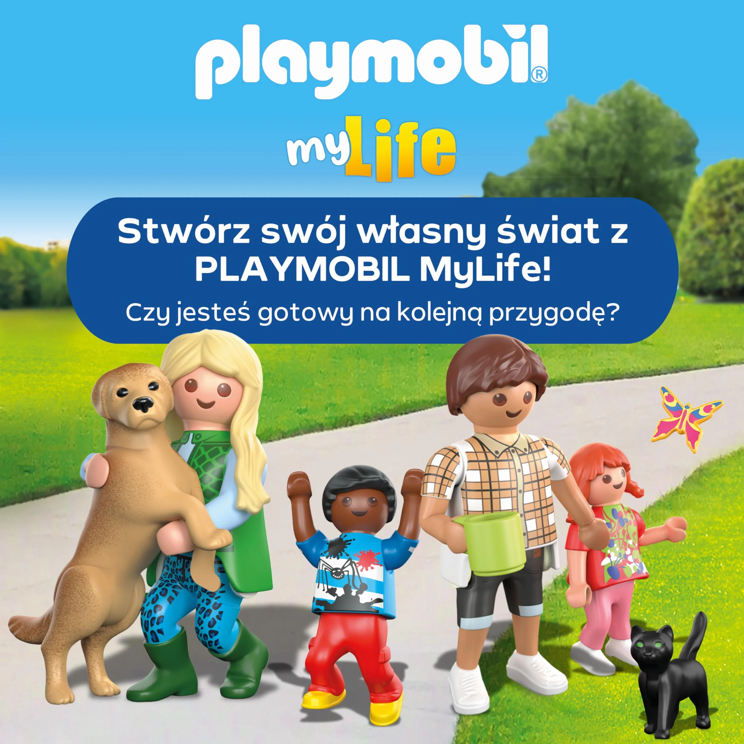 PLAYMOBIL | My Life | Kawiarnia dla kotów | Zabawka dla dzieci | Zestaw z figurkami zwierząt | Zabawka dla dzieci powyżej 4 roku życia | 71744