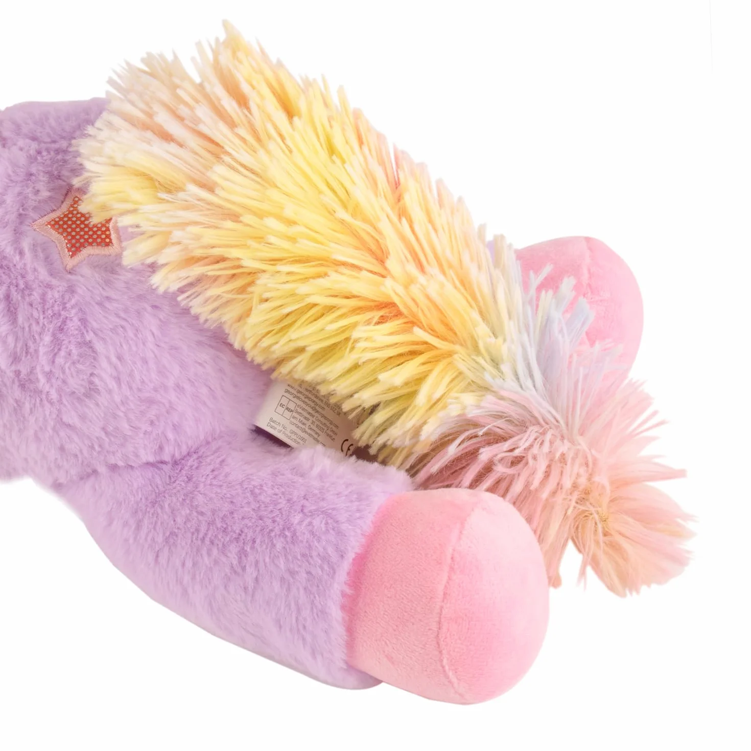 Georgie Porgy Pluszowy Jednorożec dla Dzieci Przytulanka Pluszak miś Prezent Urodzinowy dla Dziewczynek (15'' Jednorożec Fioletowy)