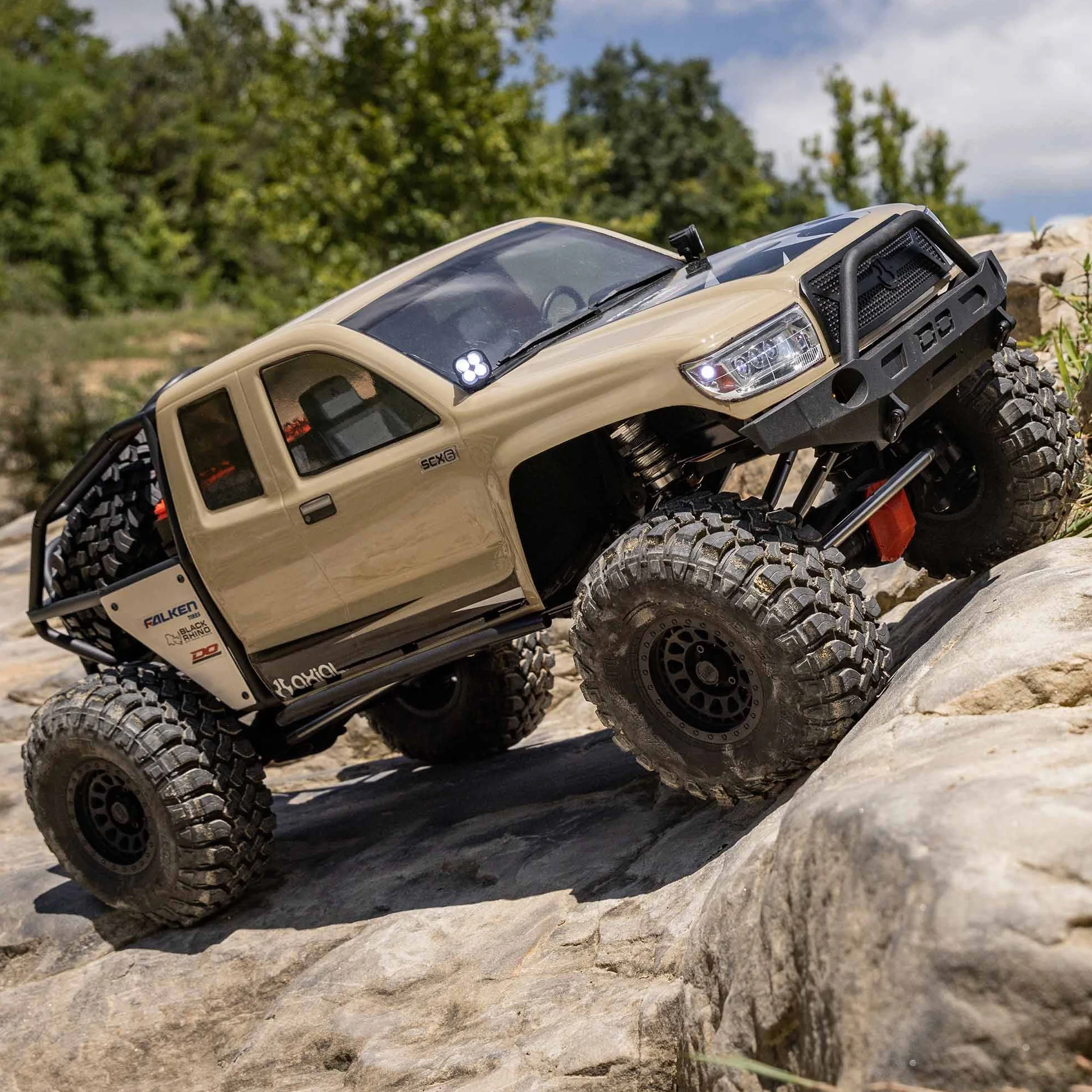 Axial RC Truck 1/6 SCX6 Trail Honcho 4WD RTR, piaskowy