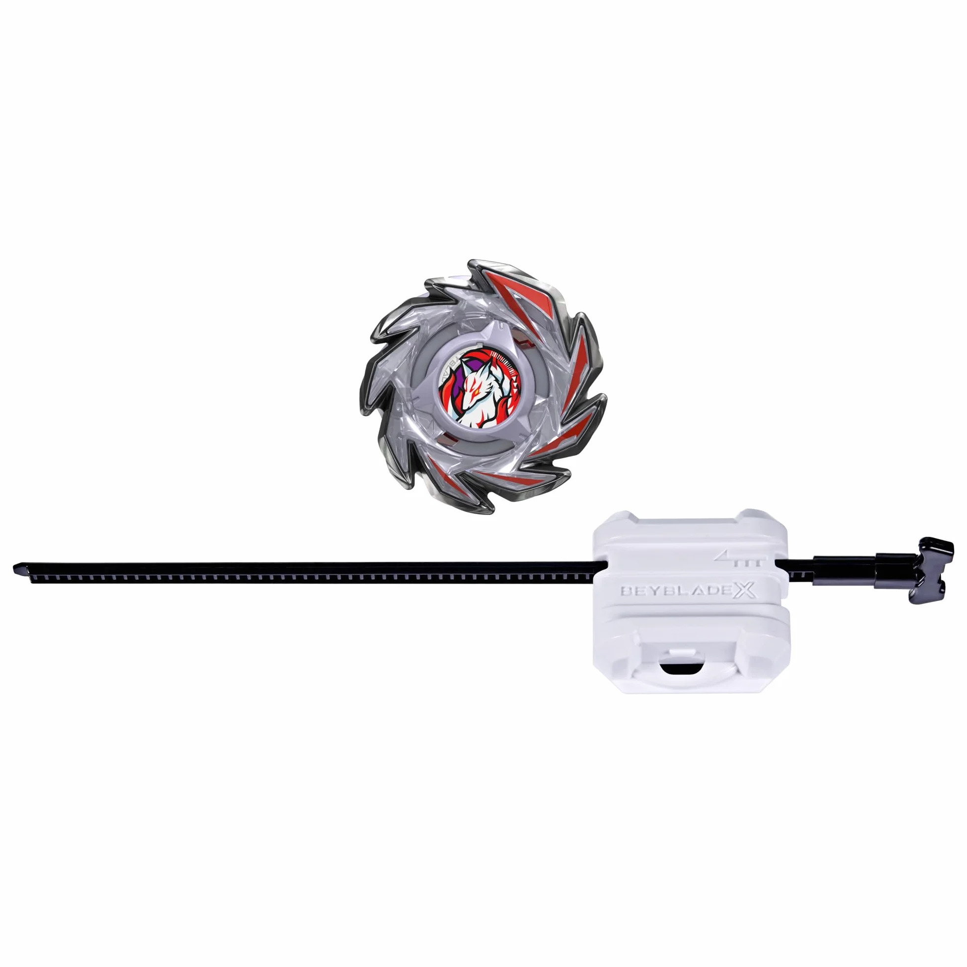 Pakiet startowy Beyblade X Brush Fox J 9-70GR CX, bączek i wyrzutnia