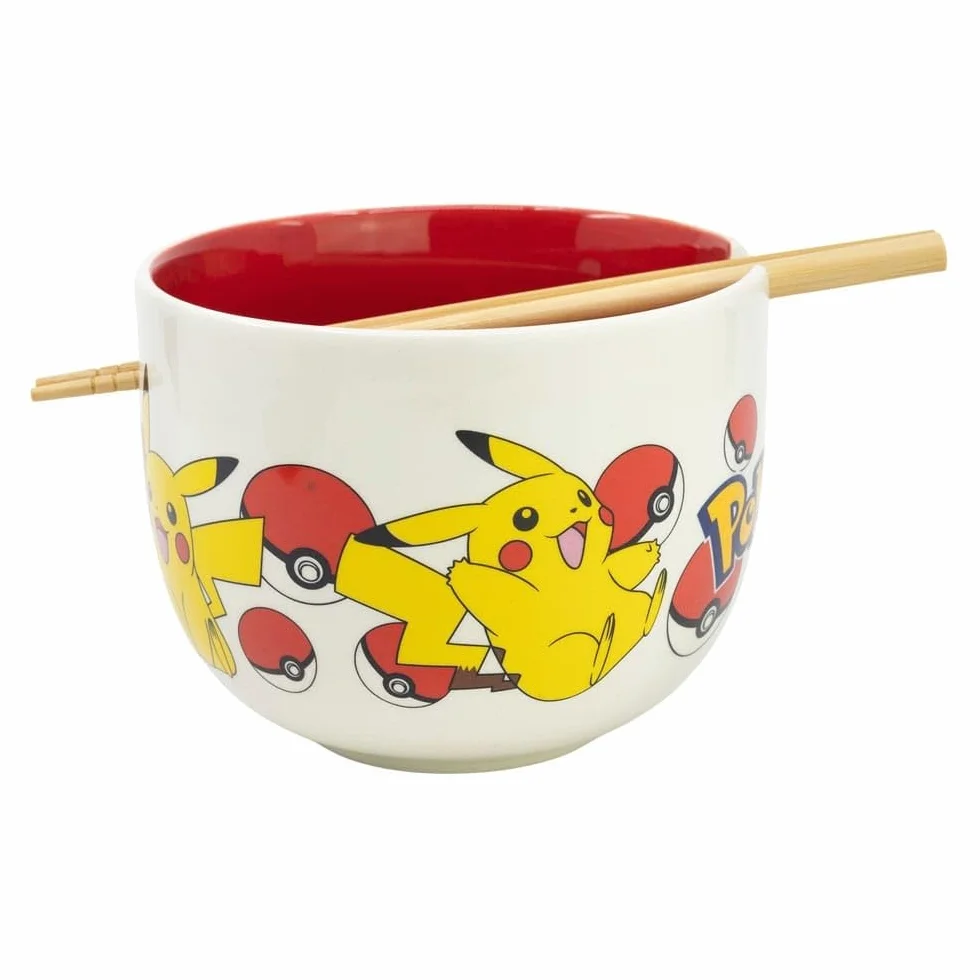 POKEMON Pikachu - Bol à Ramen avec bagietka - 450 ml