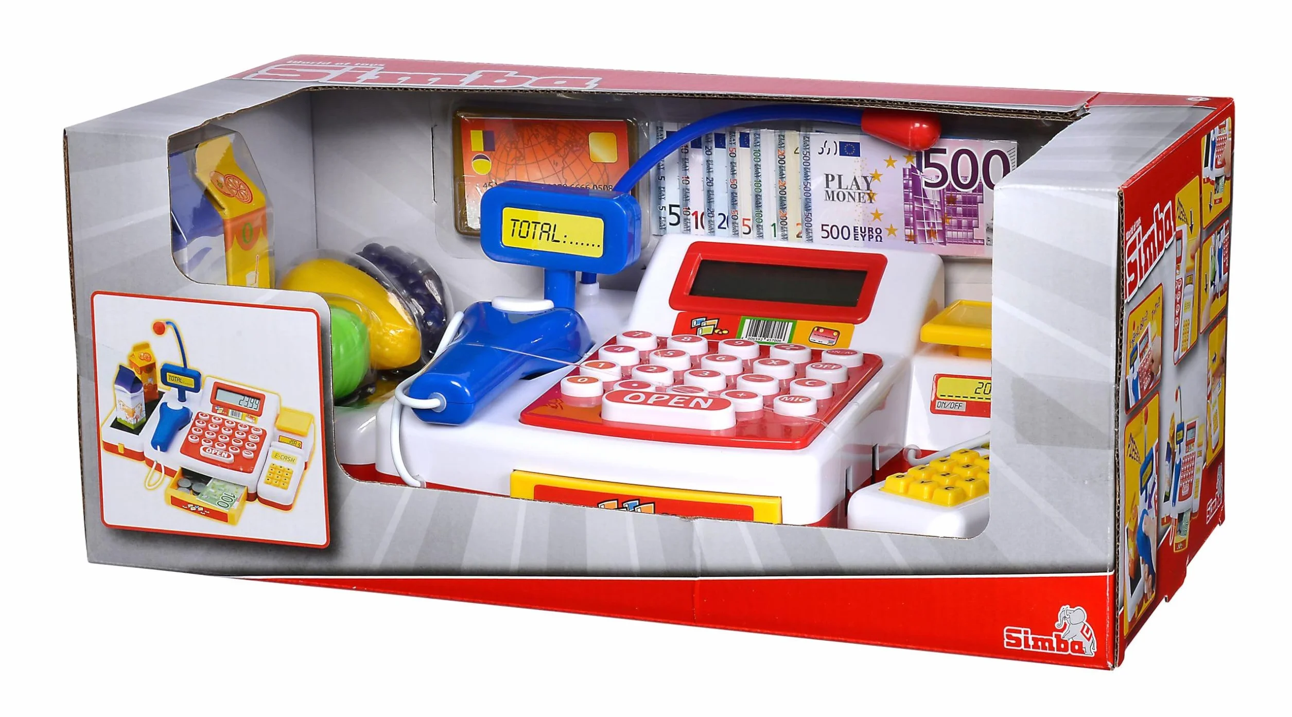 Supermarktkasse mit Scanner